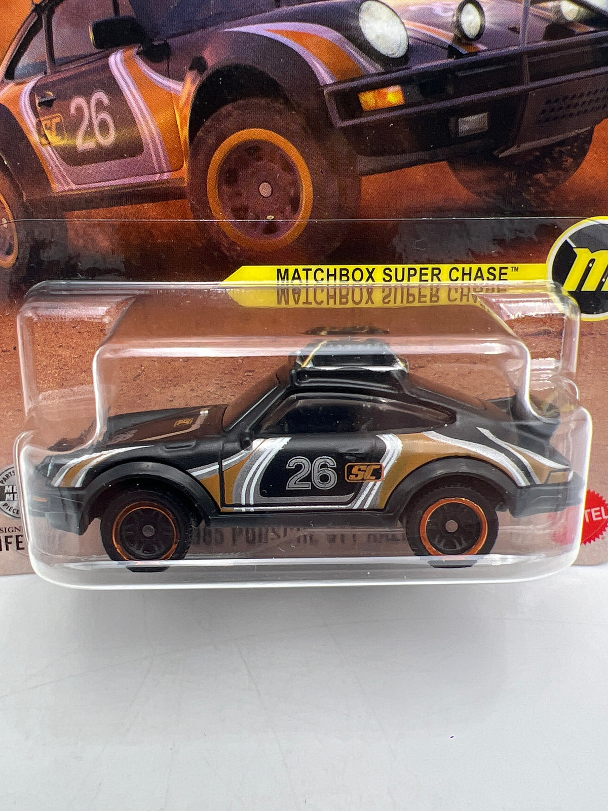 2026 Matchbox SUPER CHASE #1 1985 Porsche 911 Rally Black W/Protector