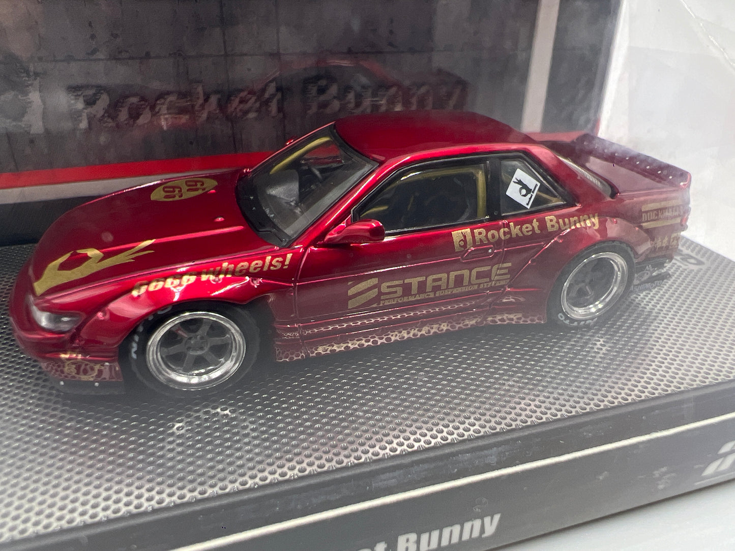 Inno64 1:64 Pandem/Rocket Bunny Nissan Silvia S13 V2 Red Sealed