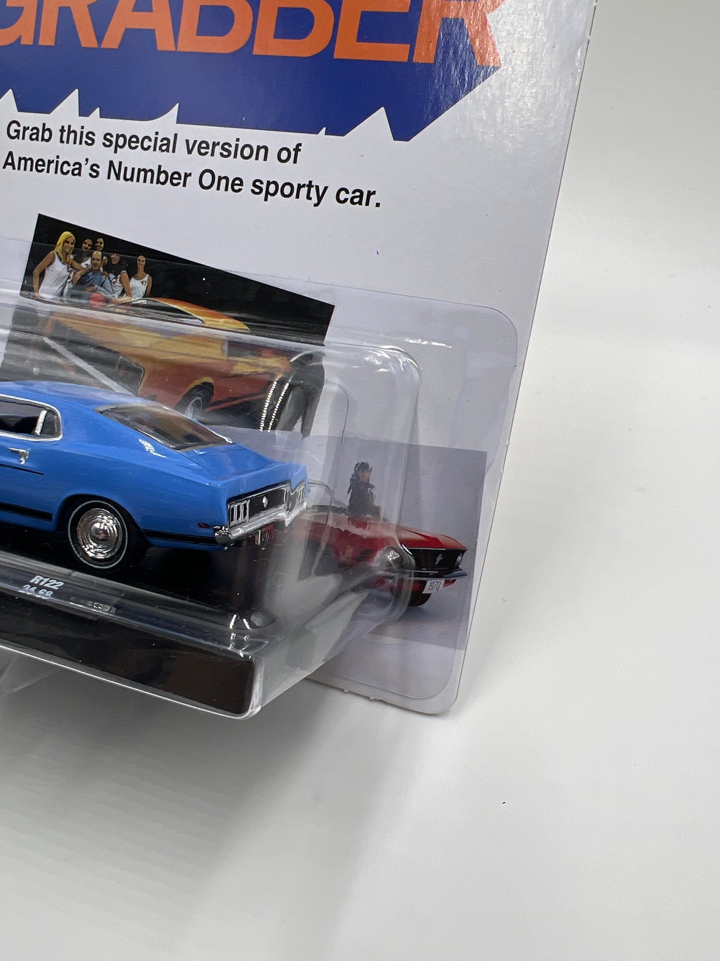 M2 Machines Auto-Drivers 1970 Ford Mustang Grabber Blue R122 189E