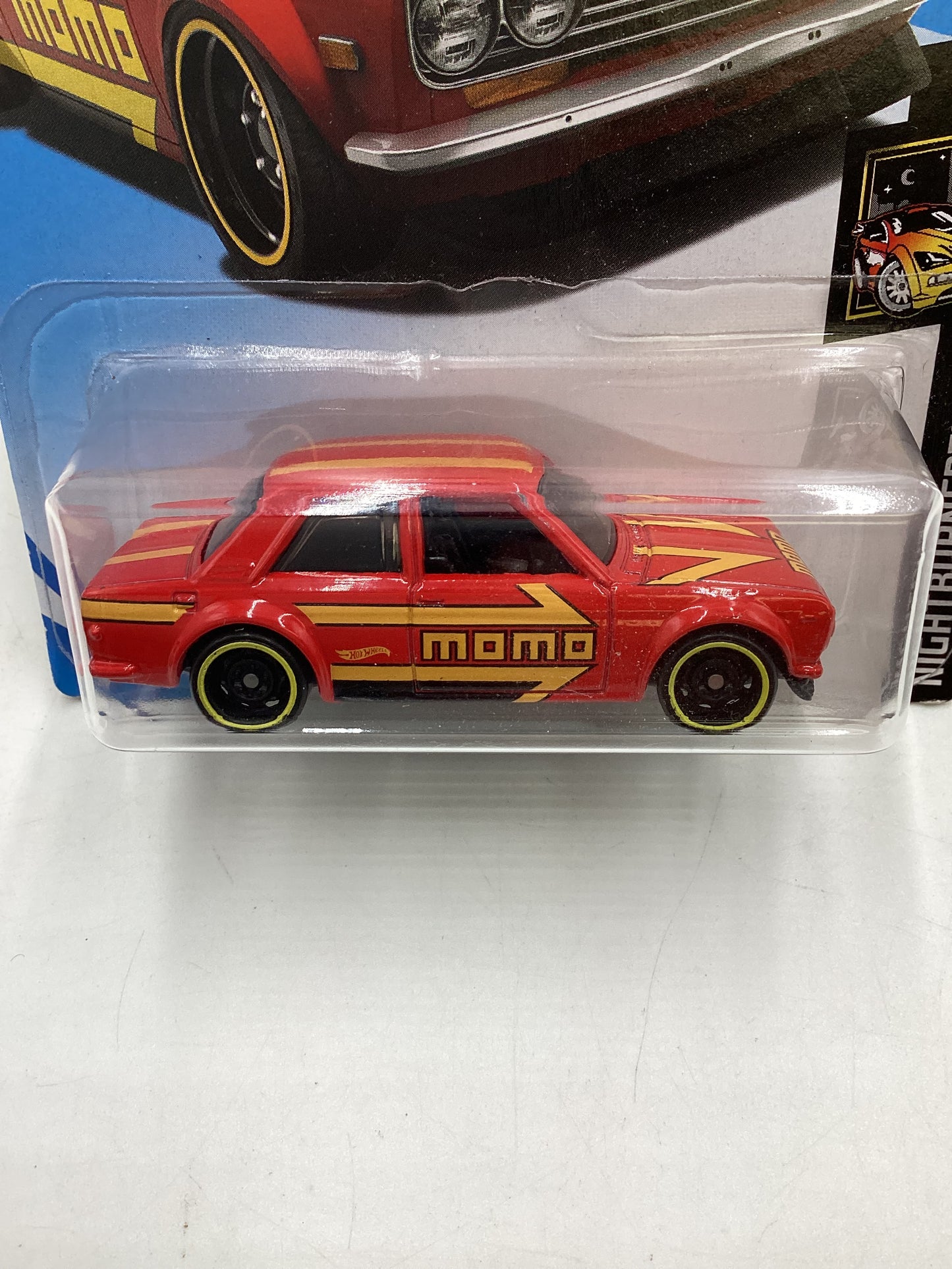 2019 Hot Wheels #97 71 Datsun 510 Momo Red 87H