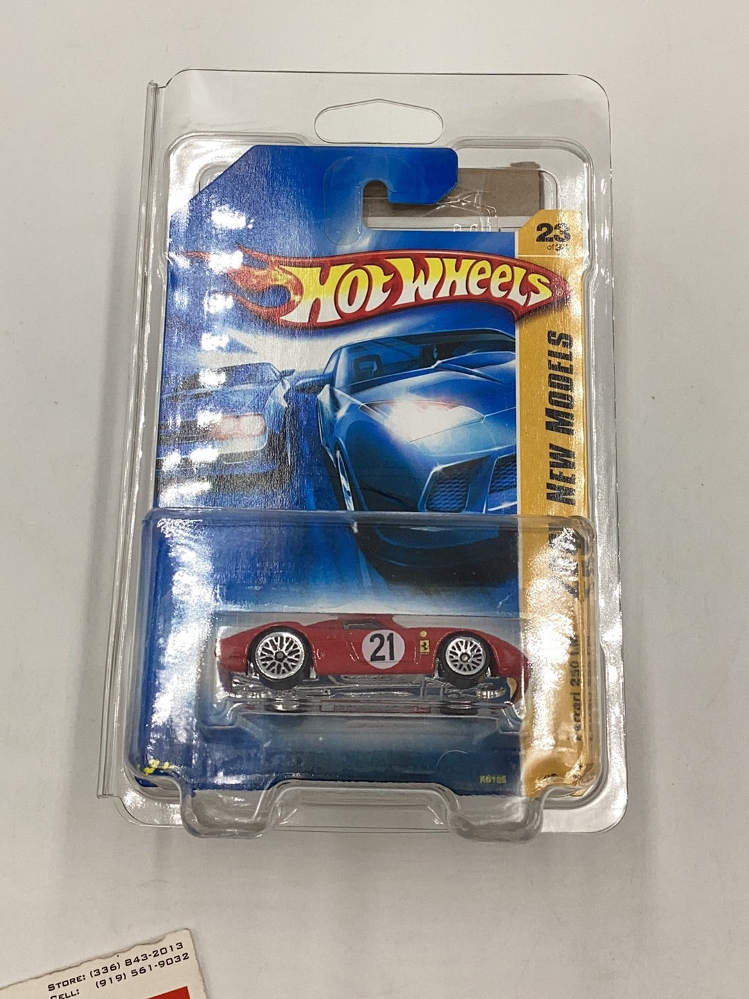 2007 Hot Wheels #023 Ferrari 250 LM with protector