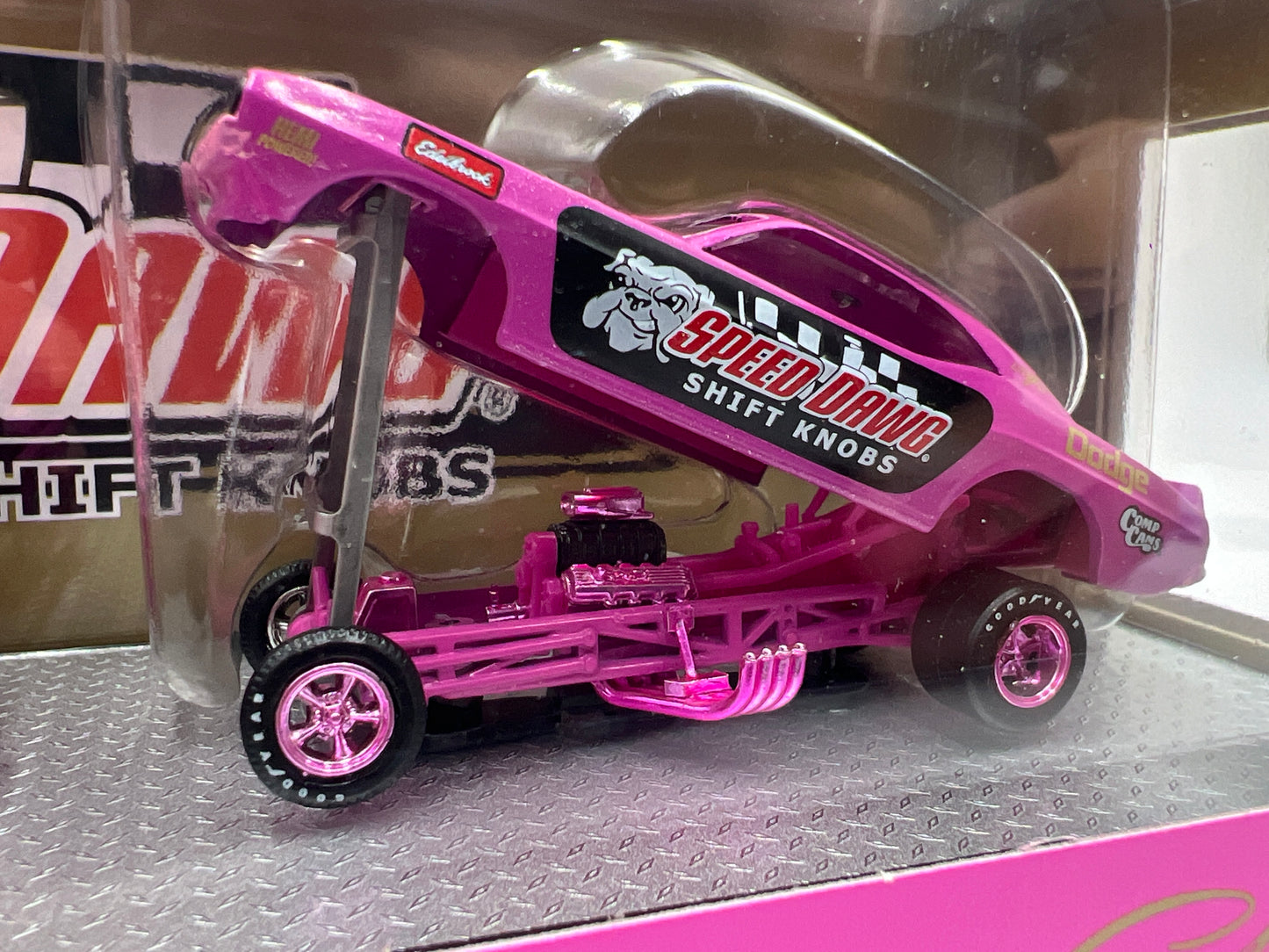 M2 Machines Auto Haulers CHASE Speed Dawg 1966 Dodge L600 COE & 1971 Dodge Challenger Funny Car R86