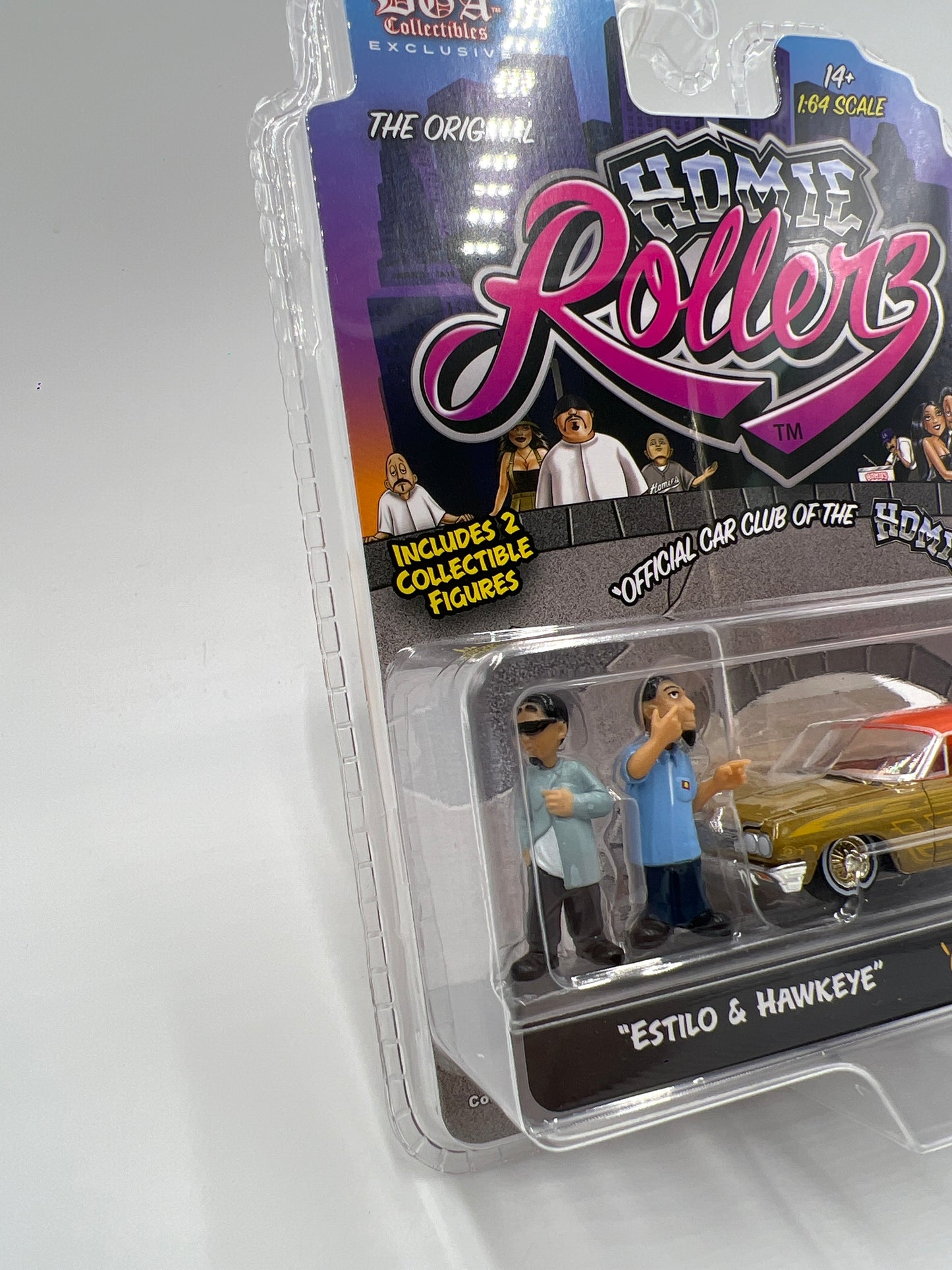 Greenlight x DGA Homie Rollerz CHASE 64 Chevy Impala Gold & Estilo/Hawkeye
