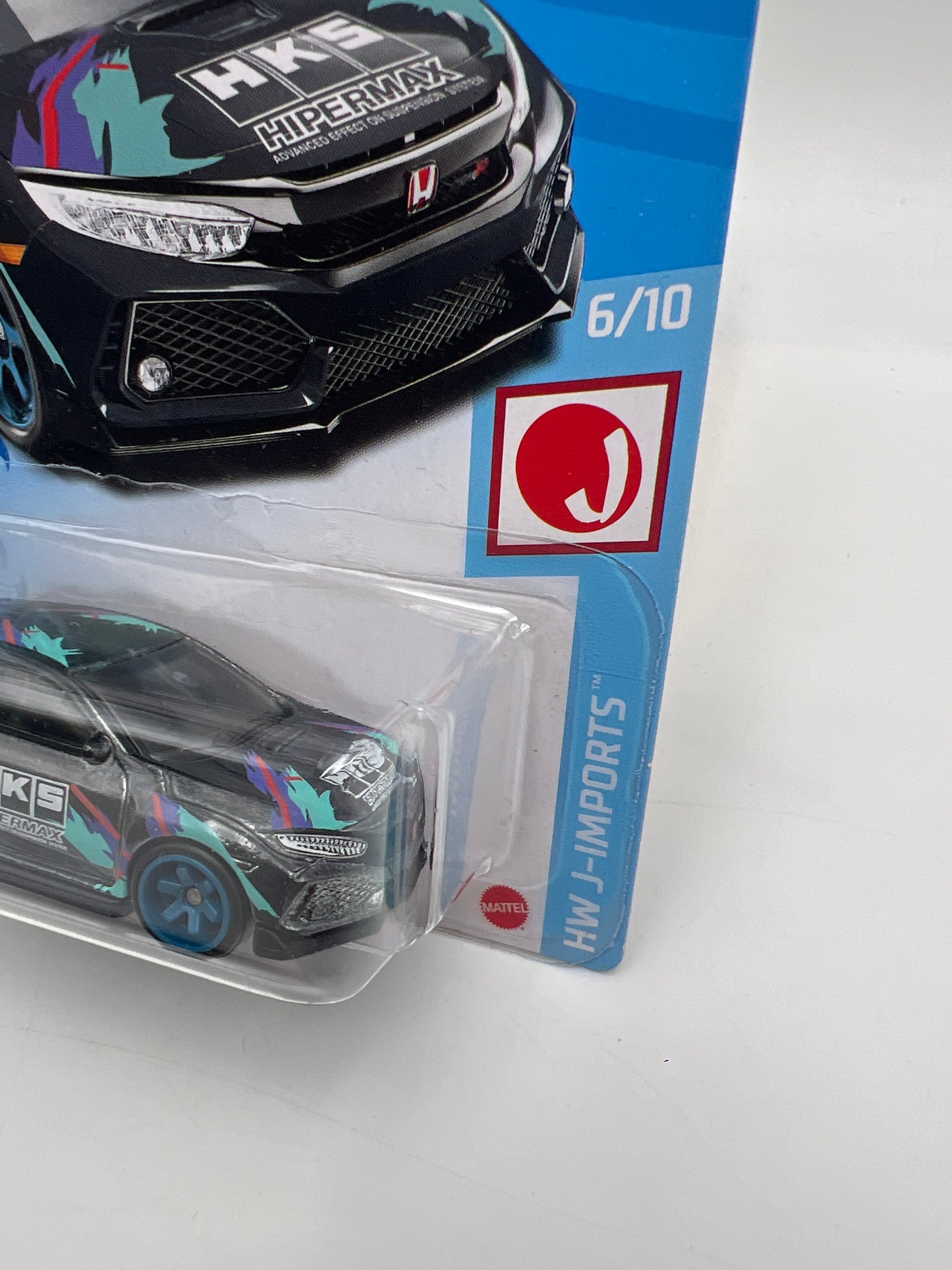 2021 Hot Wheels Super Treasure Hunt #186 2018 Honda Civic Type R HKS W/Protector