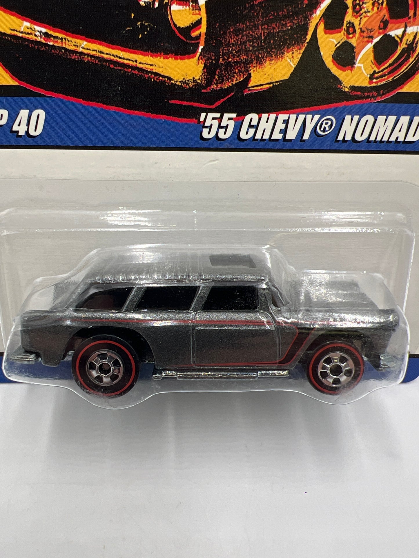Hot Wheels Since 68 Top 40 #20 55 Chevy Nomad Gray