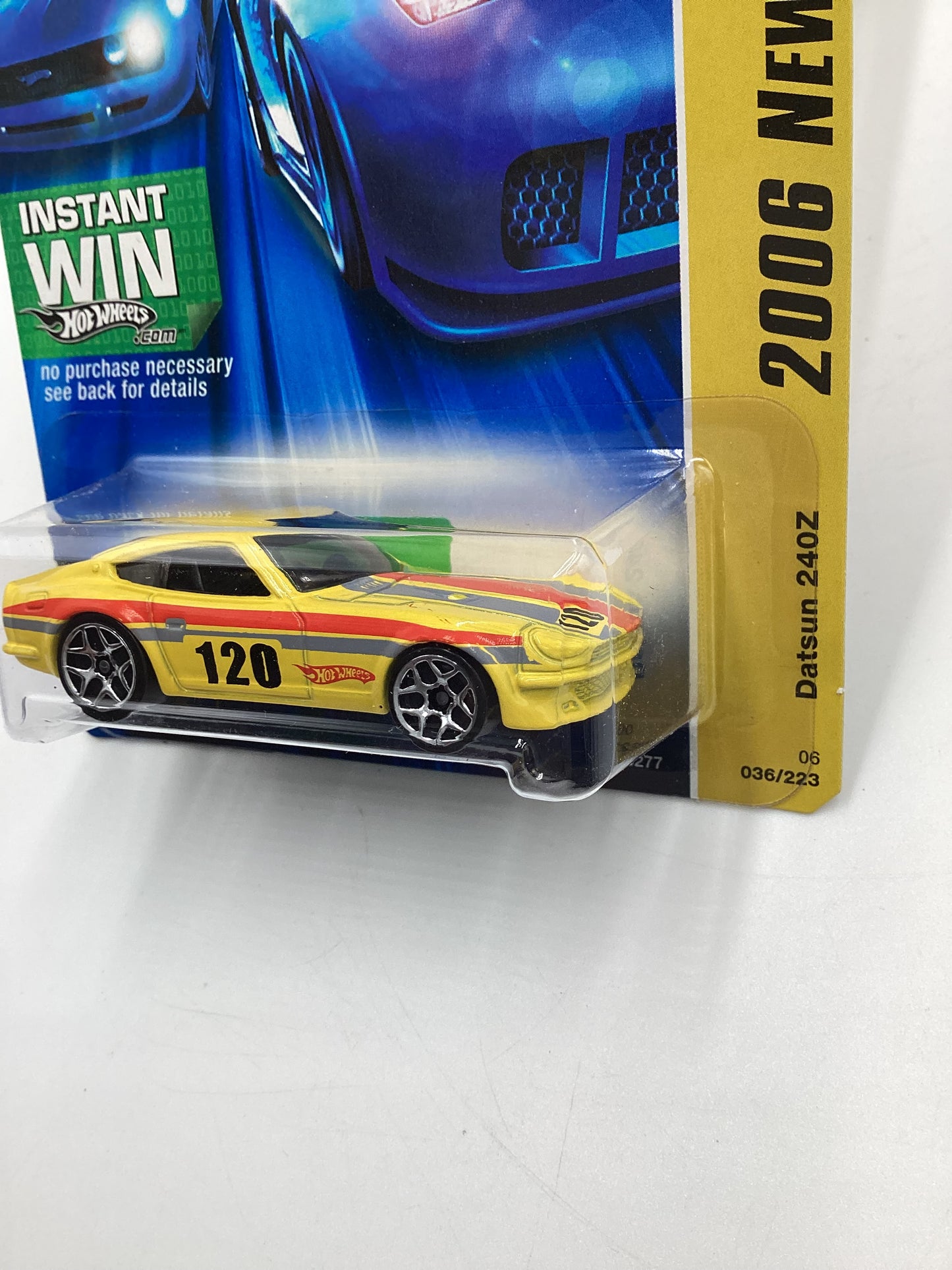 2006 Hot Wheels #36 Yellow Datsun 240Z Factory Sealed SR
