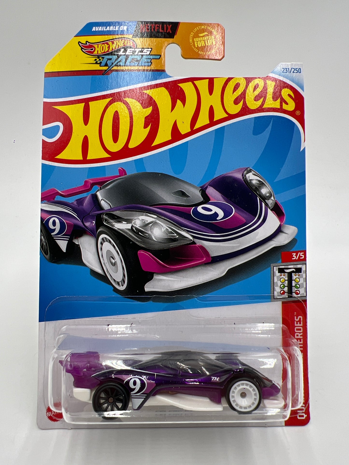 2024 Hot Wheels Super Treasure Hunt #231 Celero GT Purple W/Protector 2
