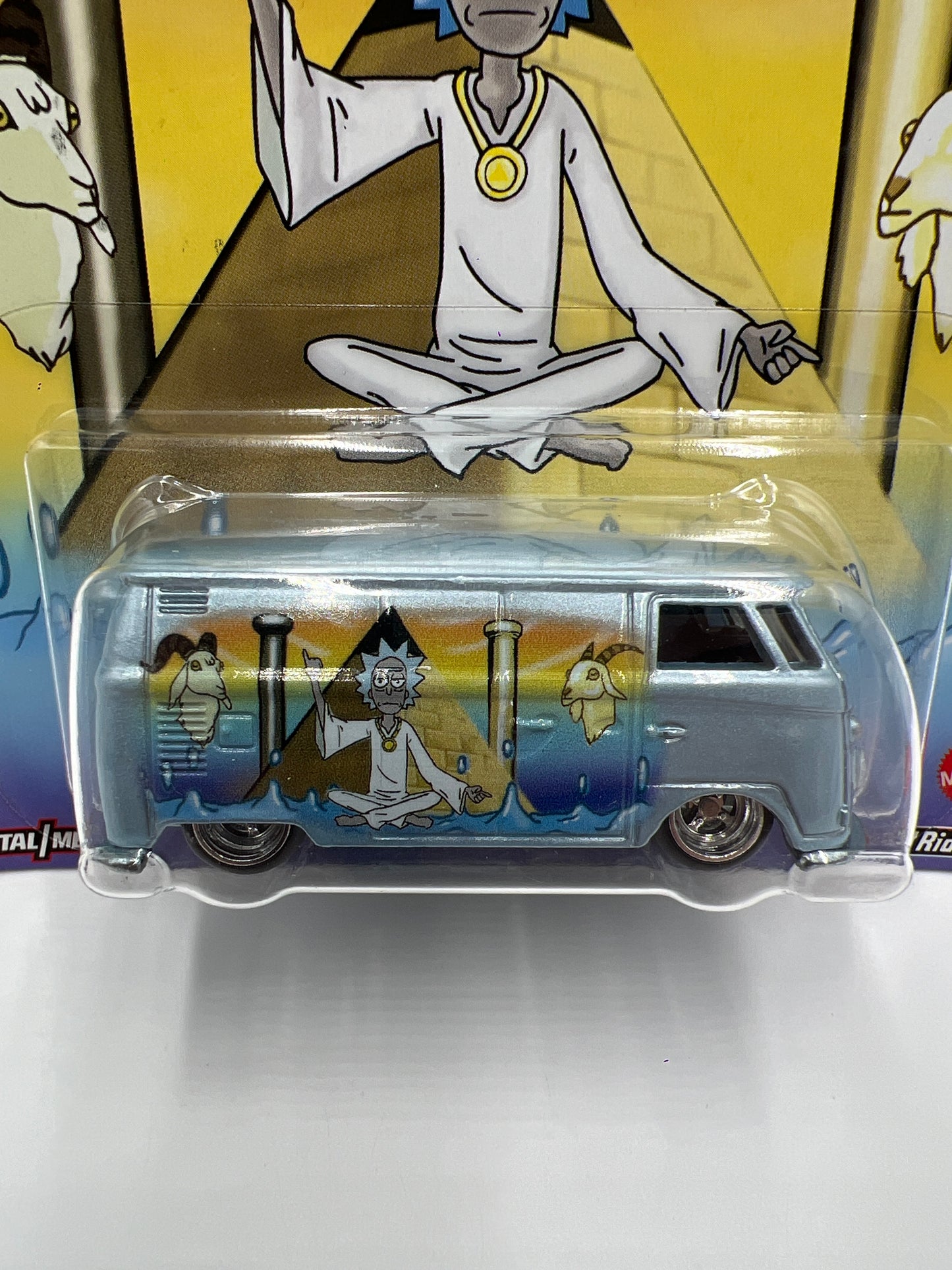 Hot Wheels Premium Rick And Morty #5 Volkswagen T1 Panel Bus Green W/Protector