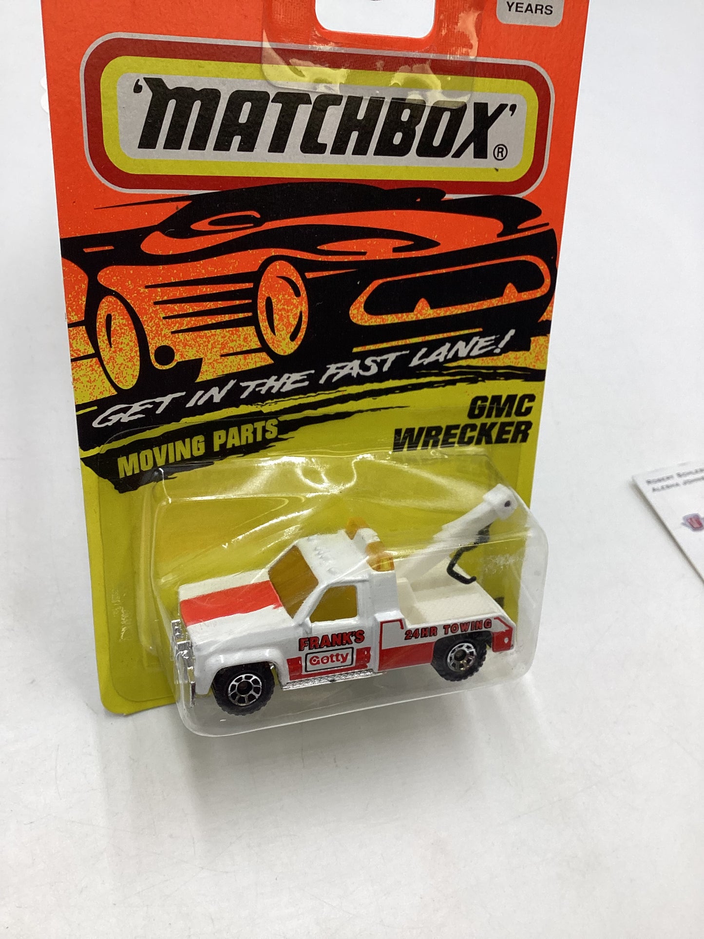 Matchbox #21 GMC Wrecker Franks Getty