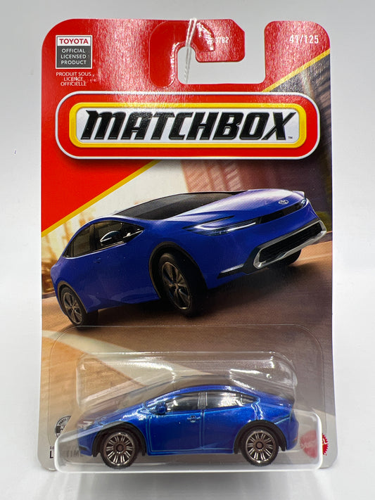 2026 Matchbox #41 2023 Toyota Prius Prime Blue 212D