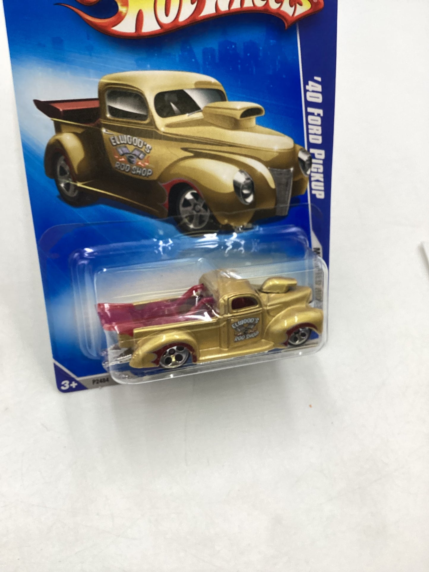 2009 Hot Wheels Modified Rides #164 40 Ford Pickup Gold 5 Dot Wheels 28E