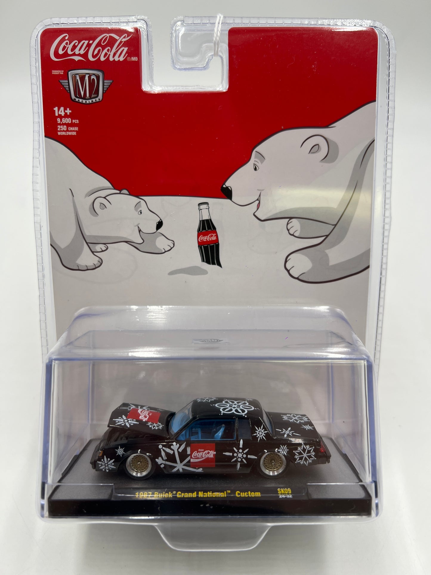 2024 M2 Machines Holiday Coca Cola 1987 Buick Grand National Custom Black SK09