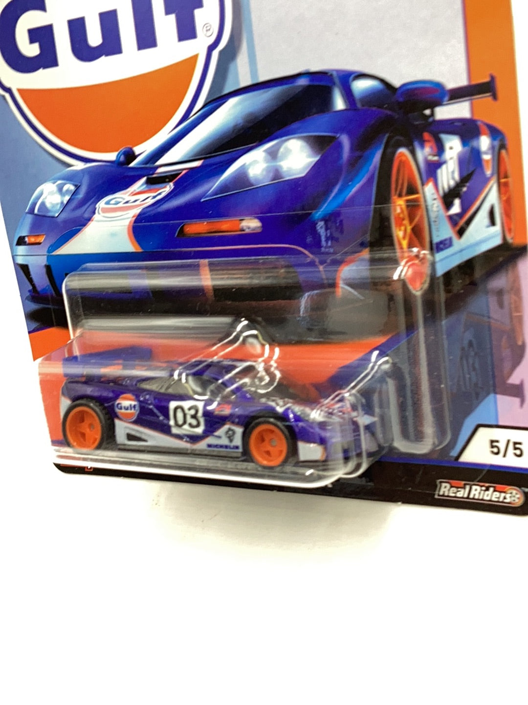 HOT WHEELS GULF McLaren F1 GTR 5/5 245A