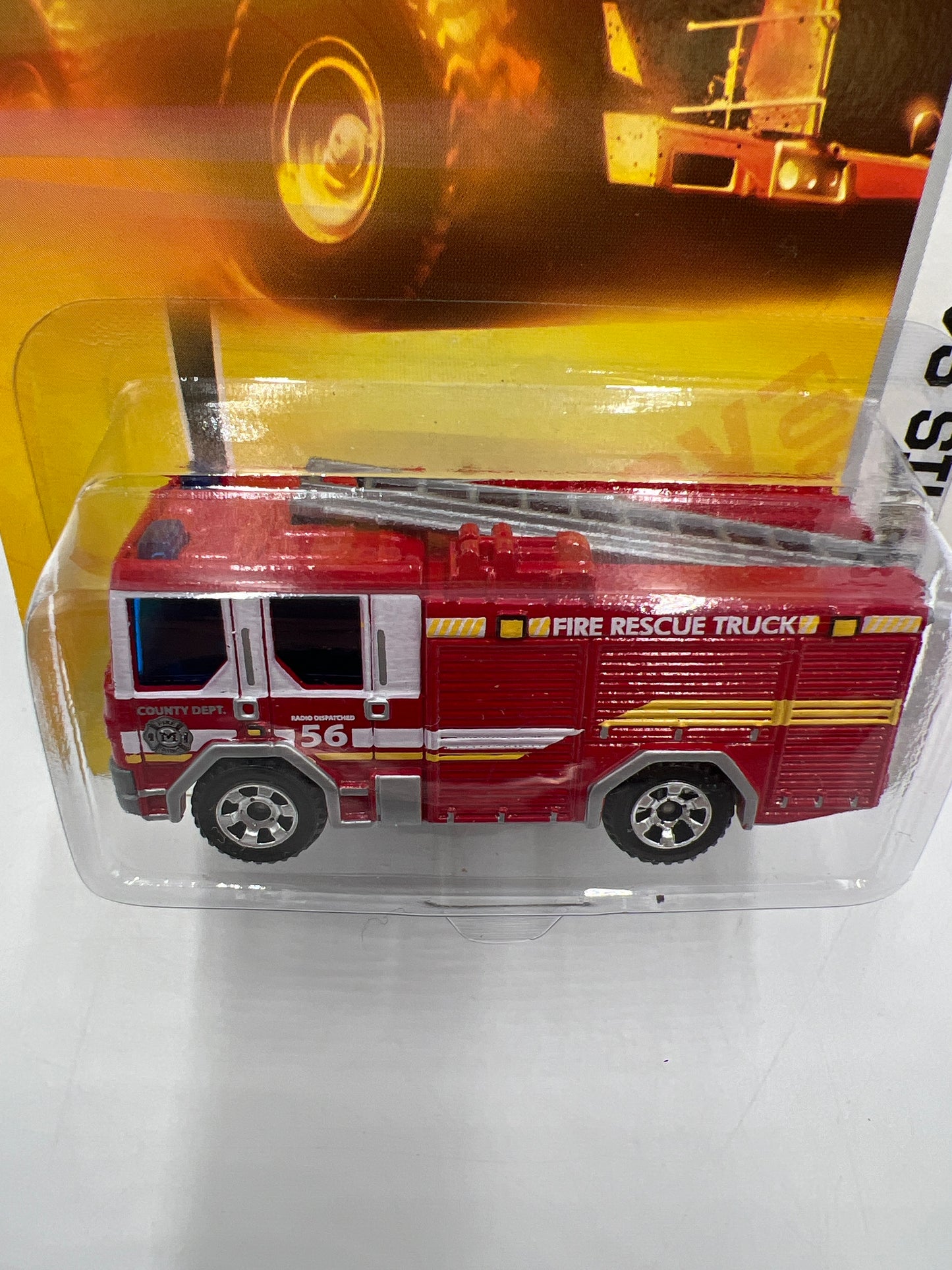 Matchbox Emergency Dennis Sabre Fire Truck Red #74