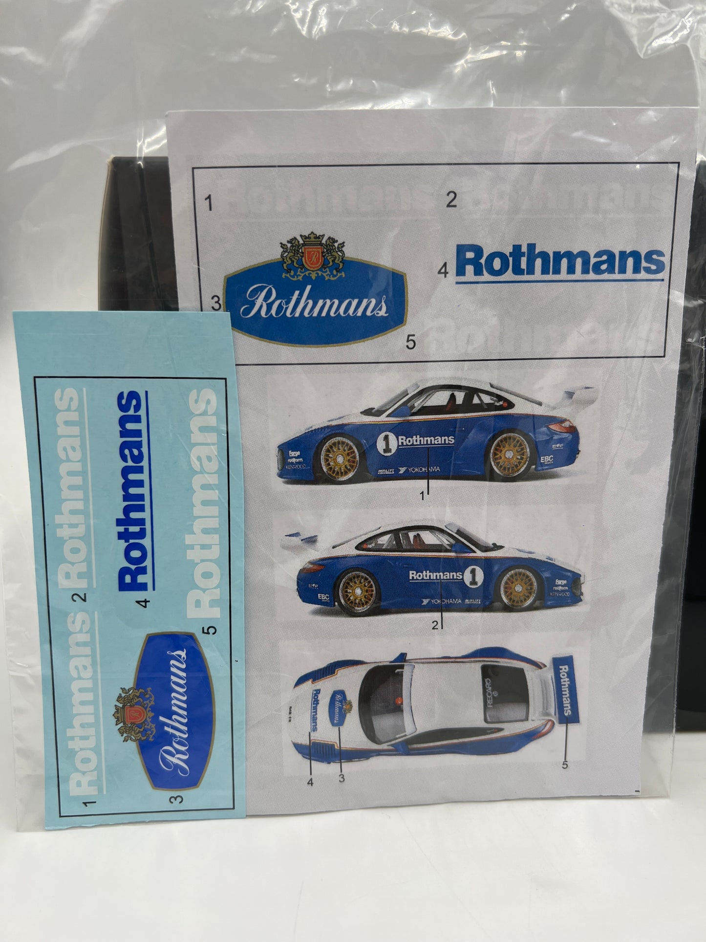 GT Spirit 1/18 Scale Rothmans Porsche 911 Old & New Body Kit GT797 W/Box Never Removed