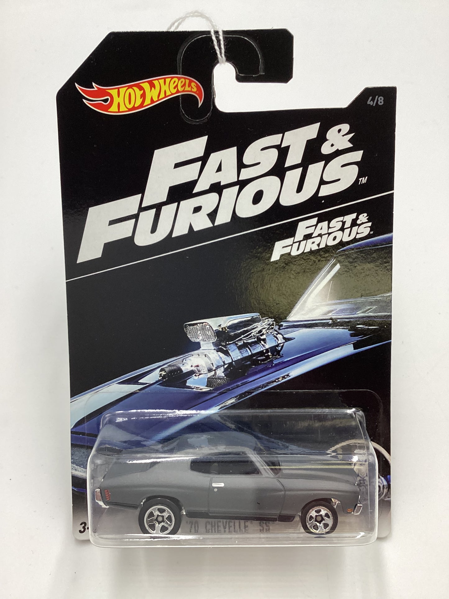 2016 Hot Wheels Fast and Furious #4 70 Chevelle SS Gray 69H