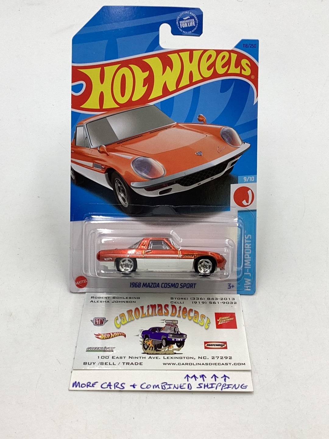 2023 Hot Wheels #118 1968 Mazda Cosmo Sport Super Treasure Hunt with protector