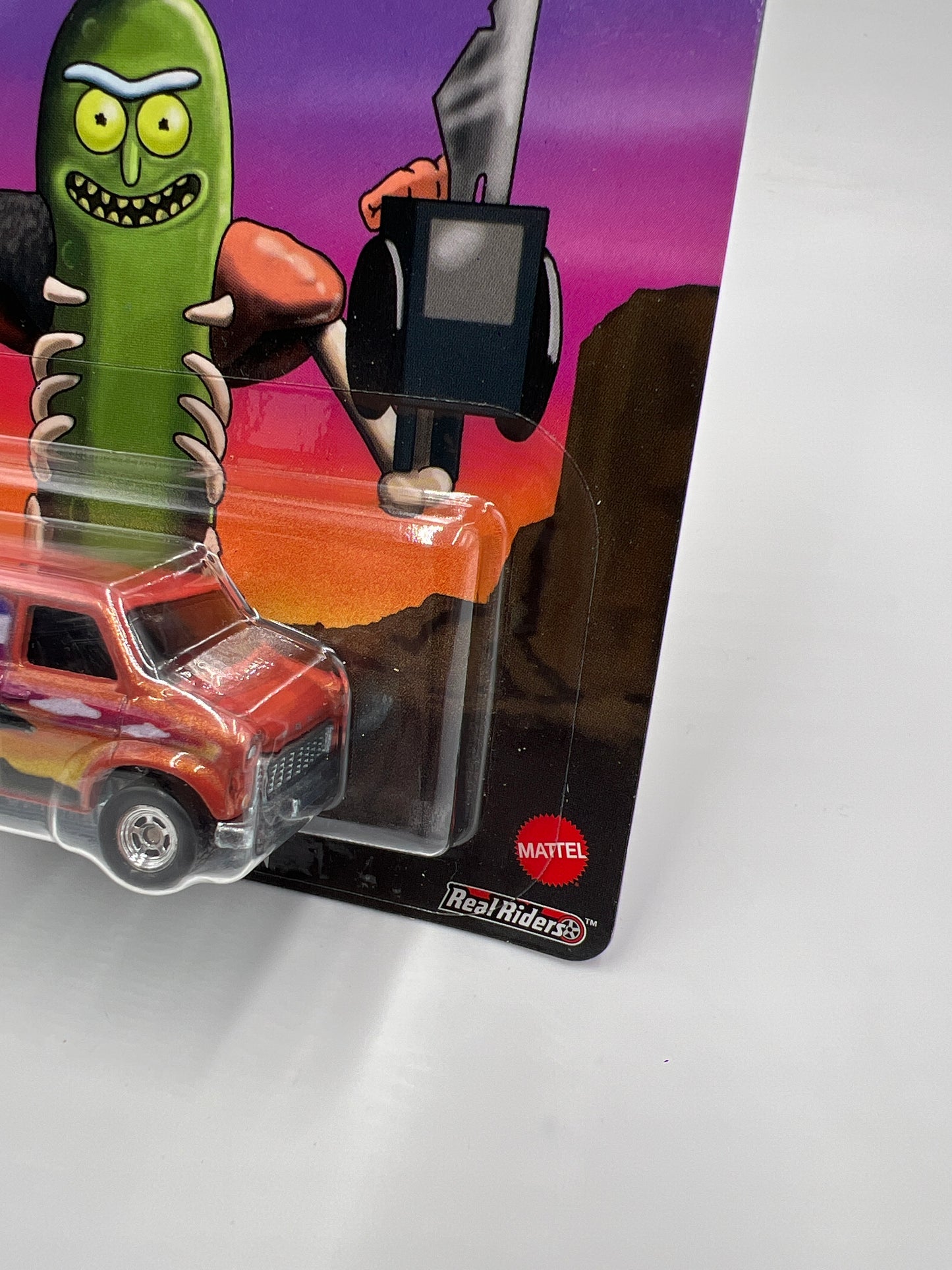 Hot Wheels Pop Culture Premium Rick And Morty #2 Ford Transit Super Van Orange 270F