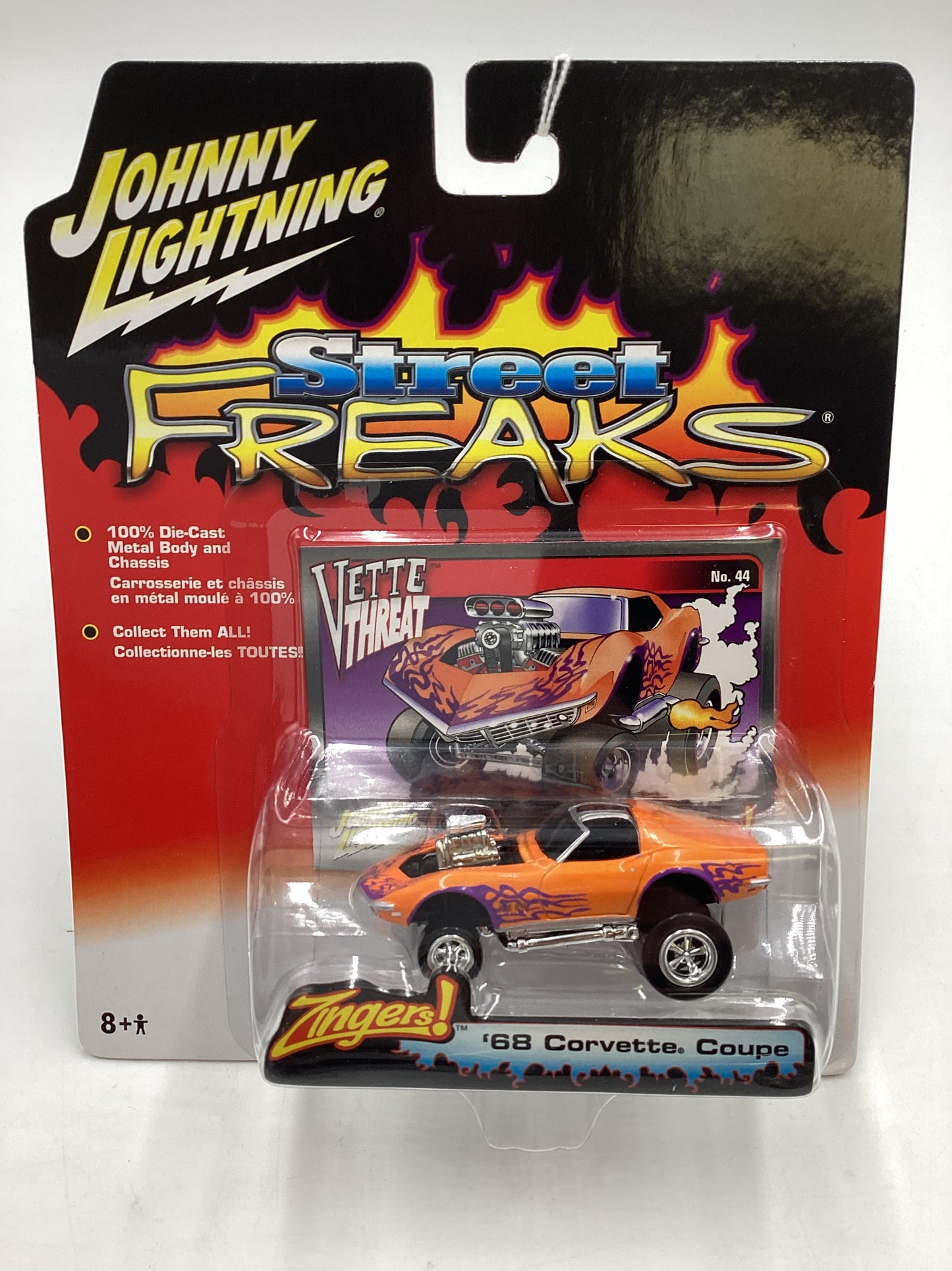 Johnny lightning Street freaks zingers #44 68 Corvette Coupe 190D