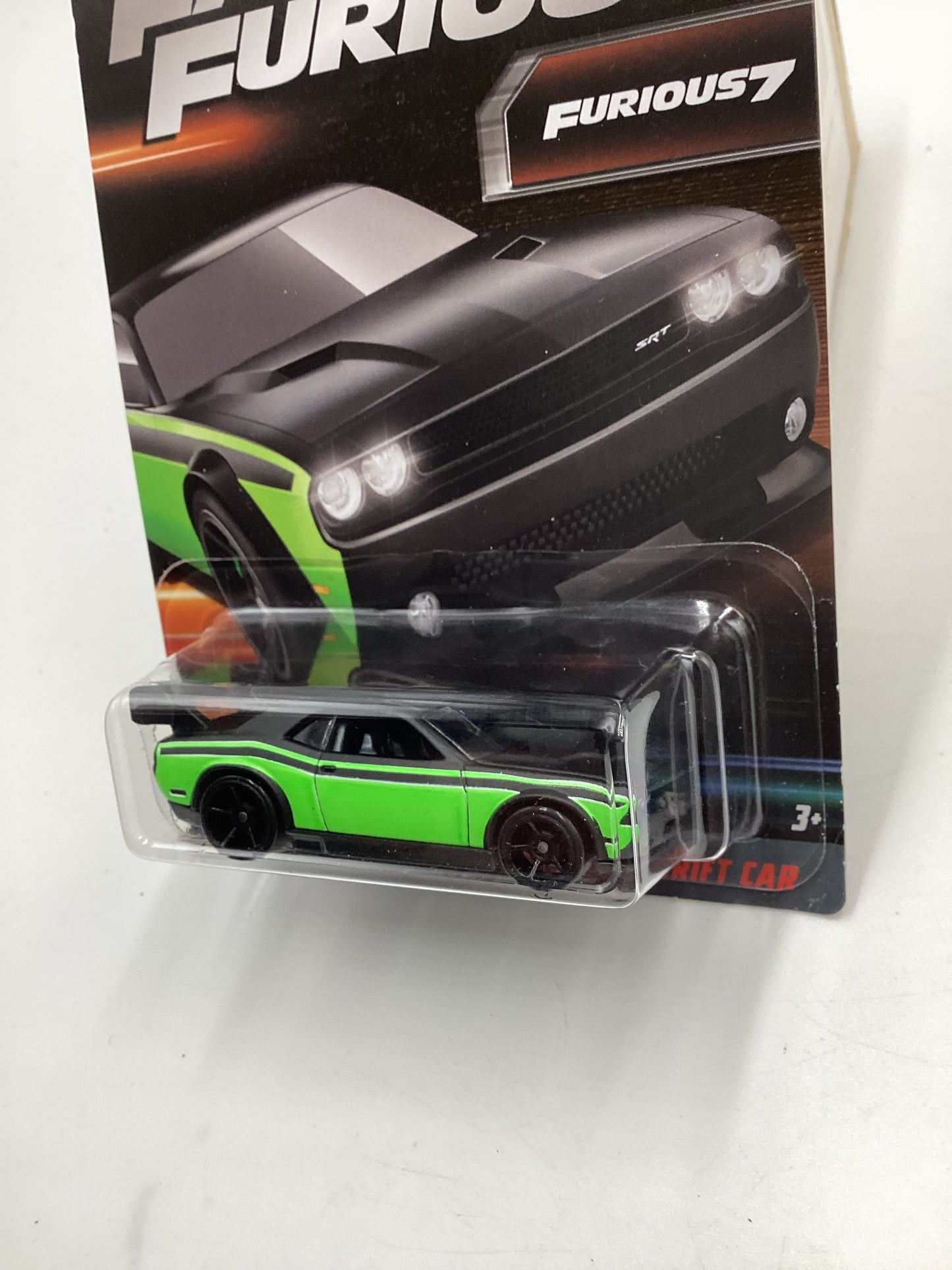 2023 Hot Wheels Fast and Furious Series 2 #7 Dodge Challenger Drift Car Green 69C
