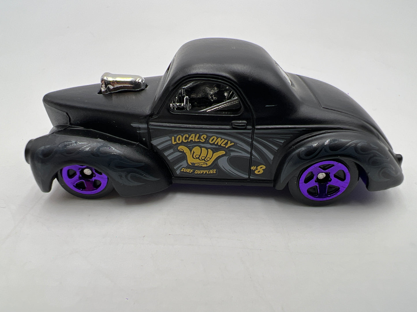 2018 Hot Wheels Mystery Models Series 3 #8 41 Willys Matte Black