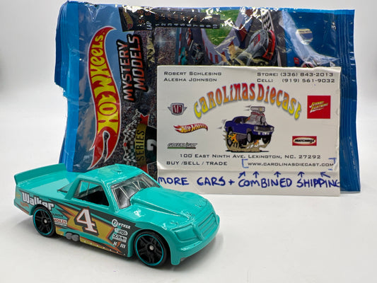 2019 Hot Wheels Mystery Models Series 2 #4 Circle Trucker Turquoise