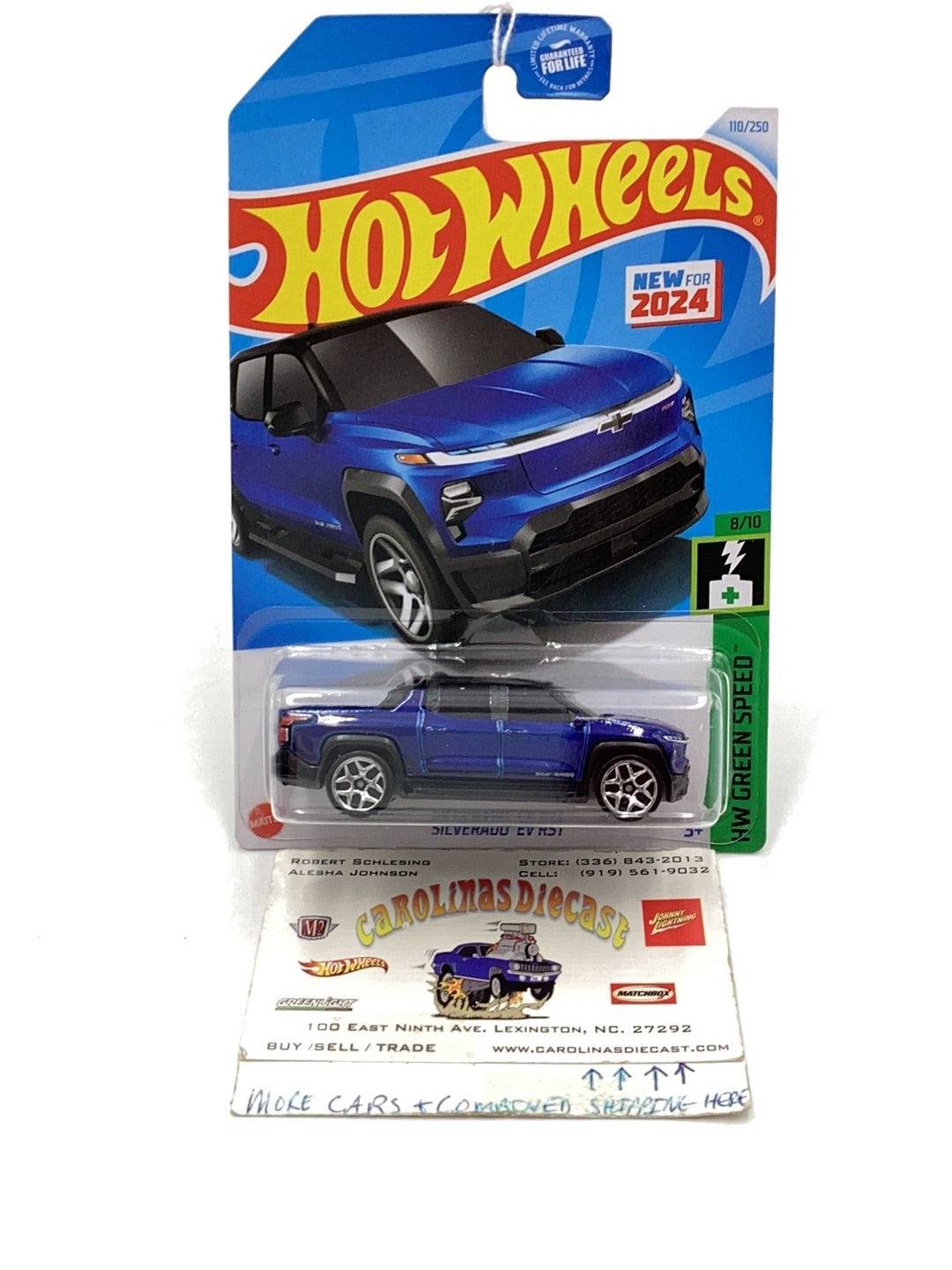 2024 Hot Wheels E Case #110 Silverado EV RST 18B