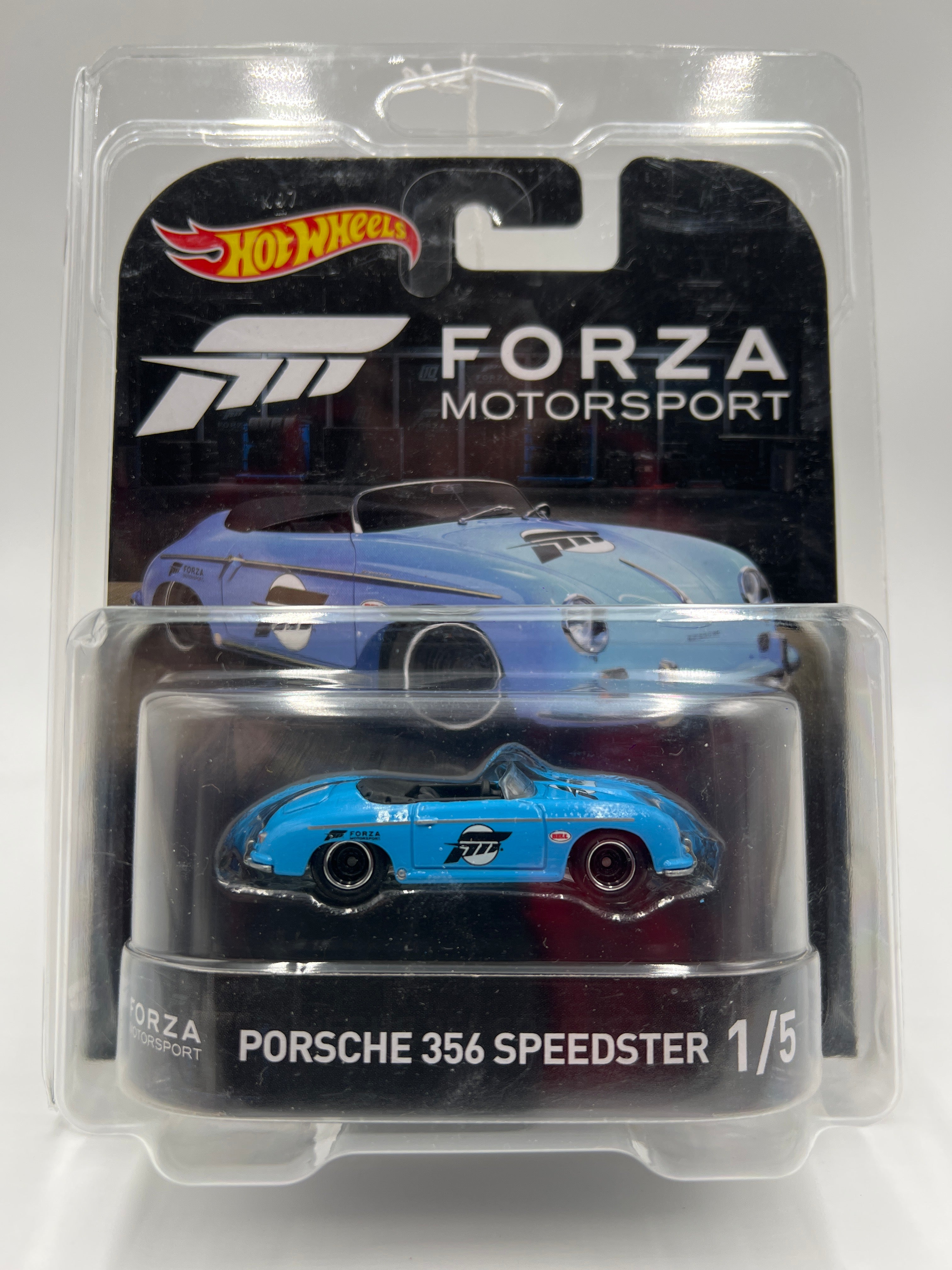 Hot Wheels Retro Entertainment Forza Motorsport #1 Porsche 356 Speedster  Light Blue W&frasl;Protector
