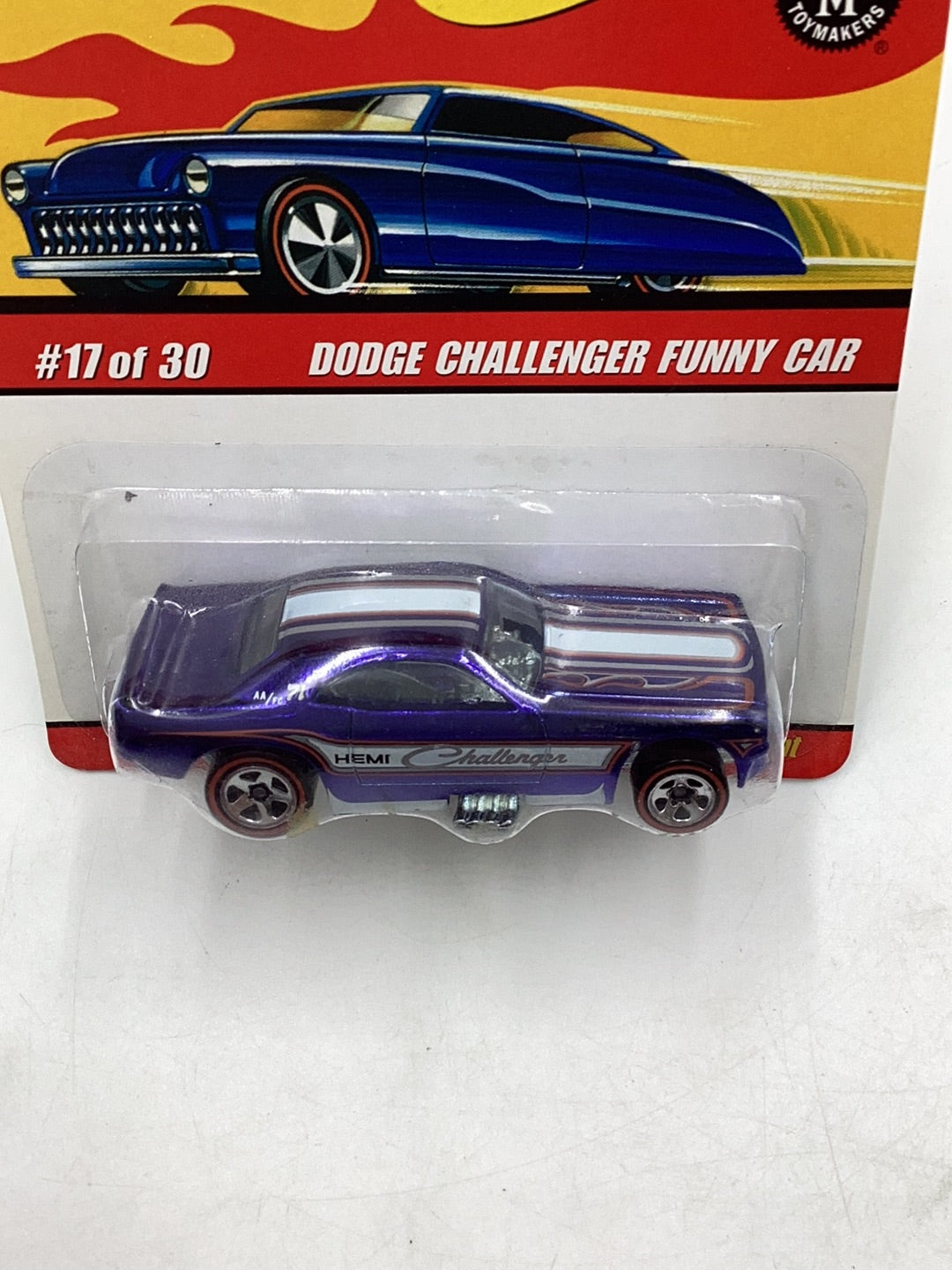 Hot Wheels Classics Series 3 #17 Dodge Challenger Funny Car 157B