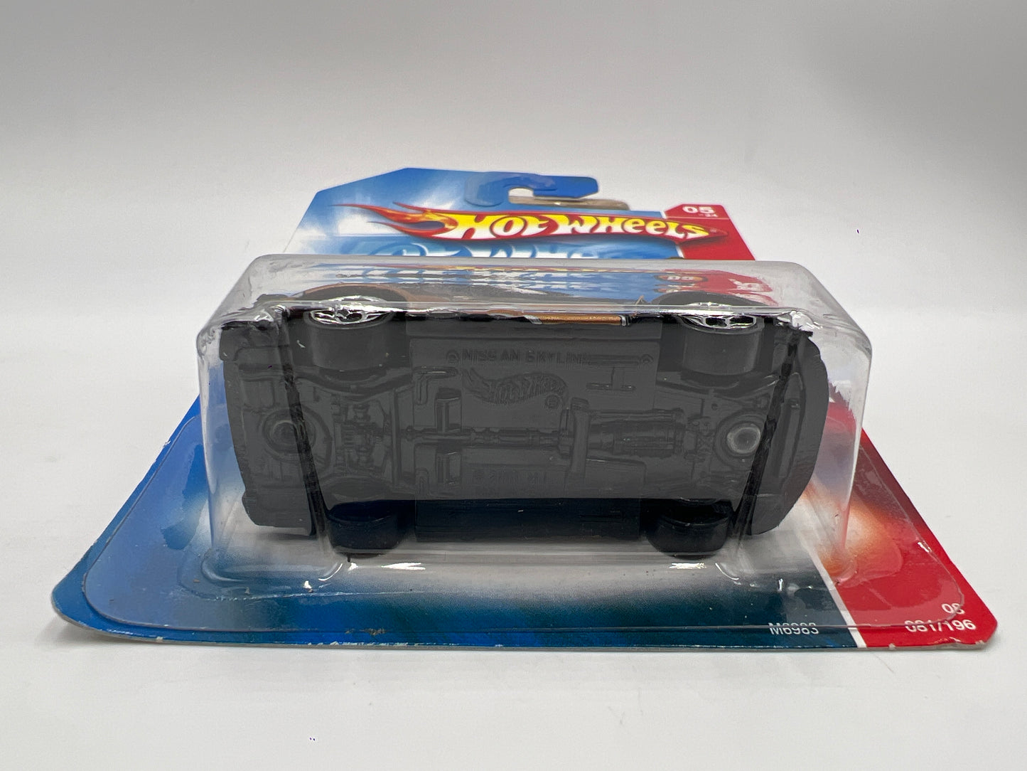 2008 Hot Wheels Web Trading Cars #81 Nissan Skyline Black W/Protector