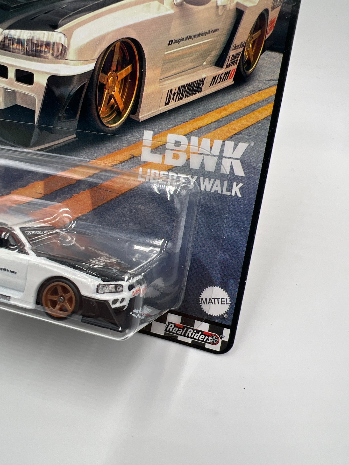 Hot Wheels Premium Boulevard #70 LB-ER34 Super Silhouette Nissan Skyline White