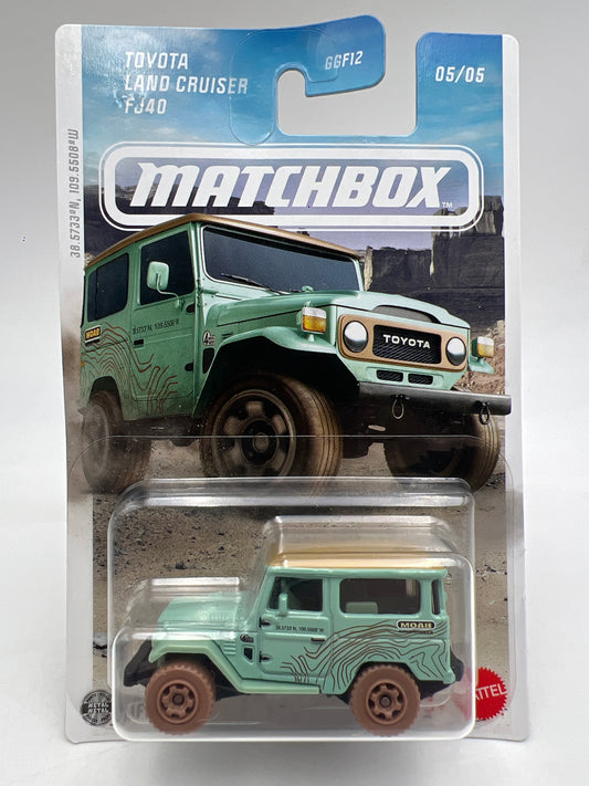 2026 Matchbox Off Road Rally #5 Toyota Land Cruiser FJ40 Green 165A