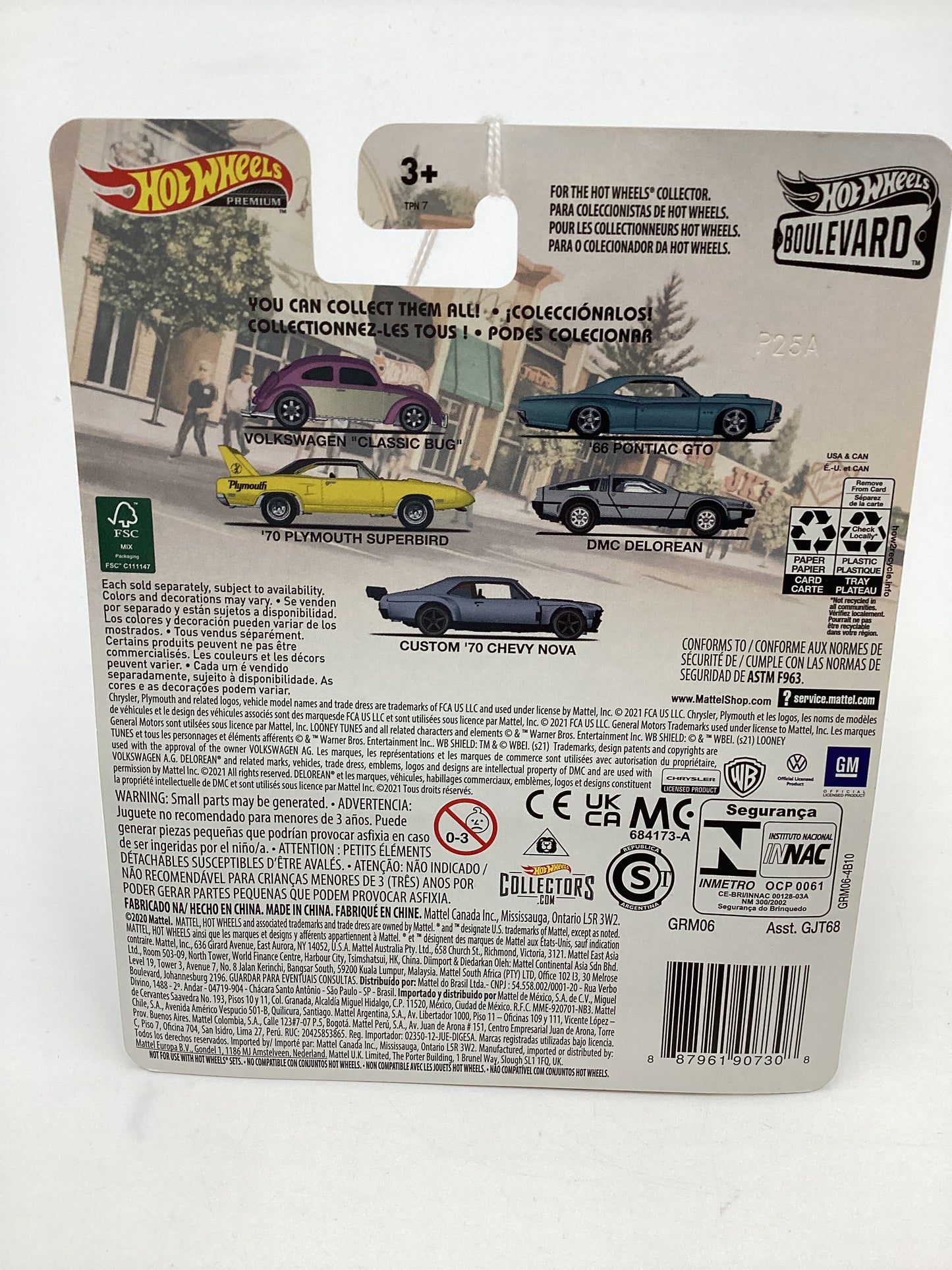 Hot Wheels Boulevard #33 70 Plymouth Superbird Yellow 262C