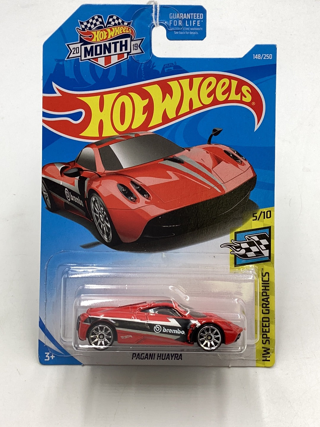 2019 Hot wheels #148 Pagani Huayra red #103B