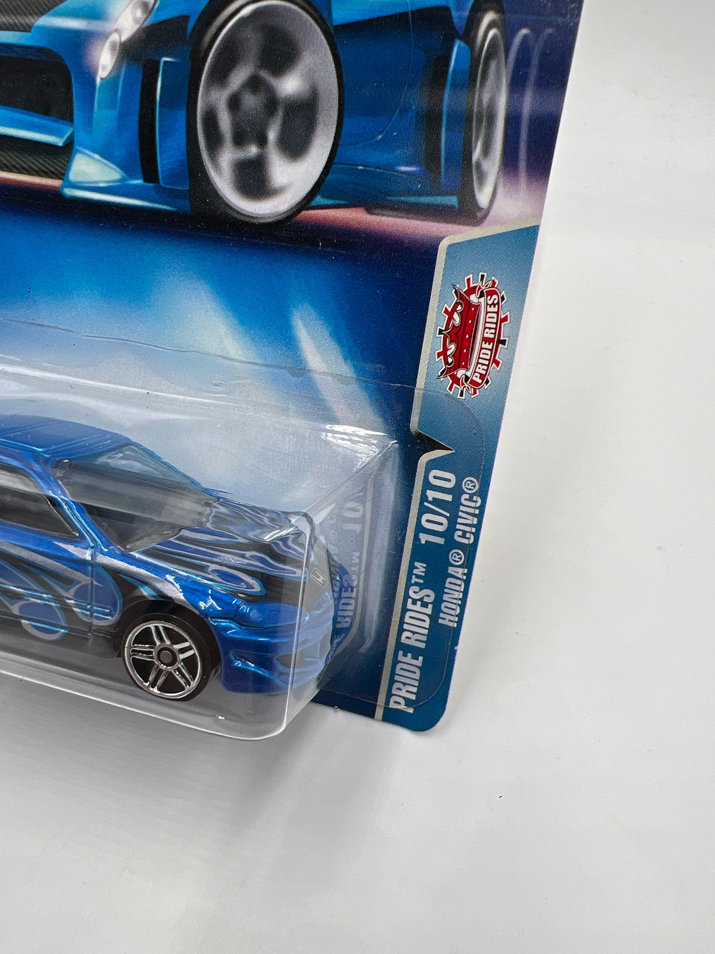 2003 Hot Wheels Pride Rides #184 Honda Civic Blue 78A