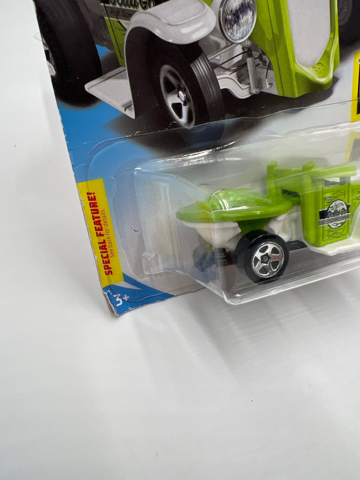2018 Hot Wheels Experimotors Kroger Exclusive Gotta Go Green Bad Card 238H