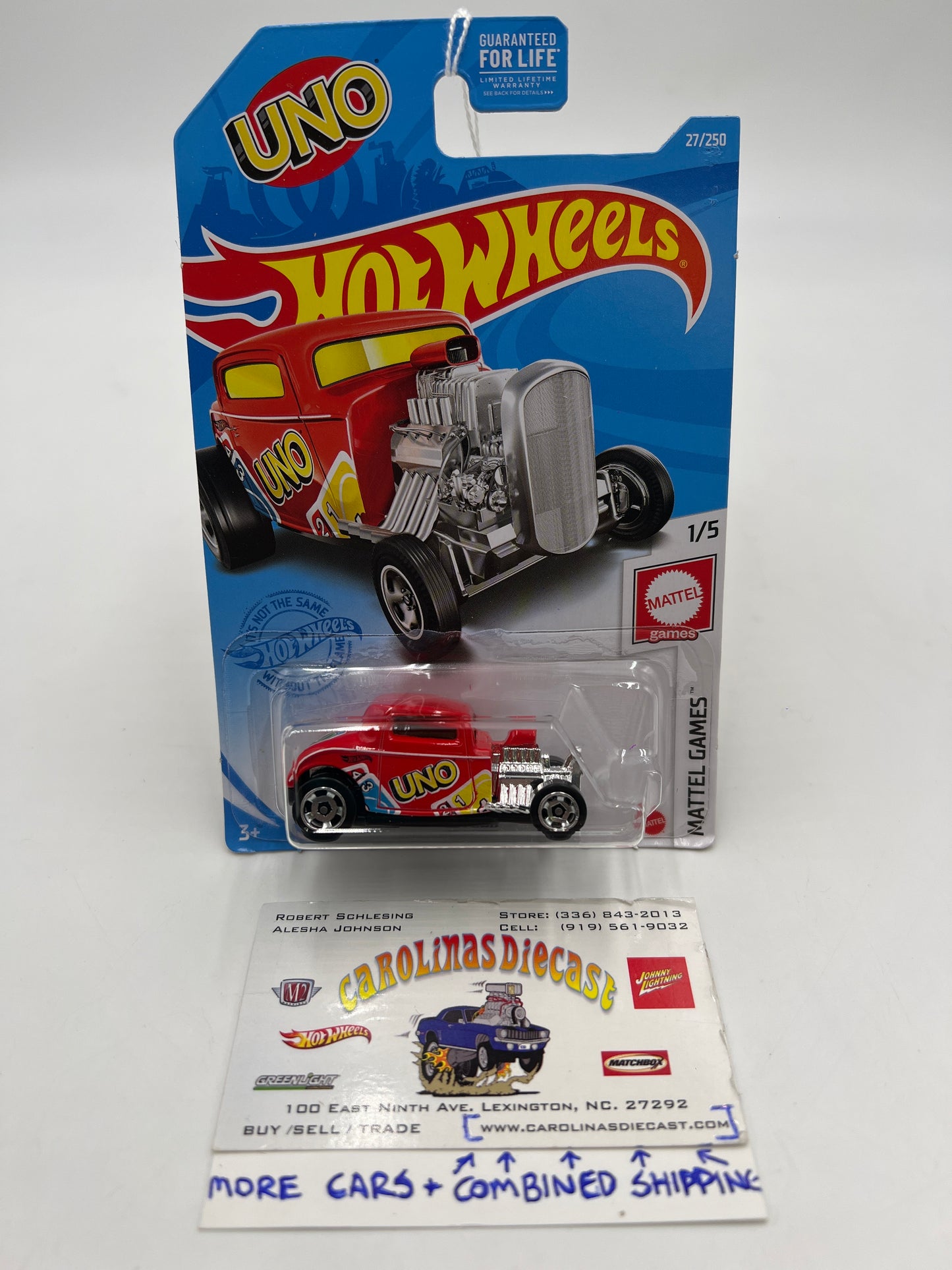 2021 Hot Wheels HW Mattel Games #27 32 Ford Uno Red 35G