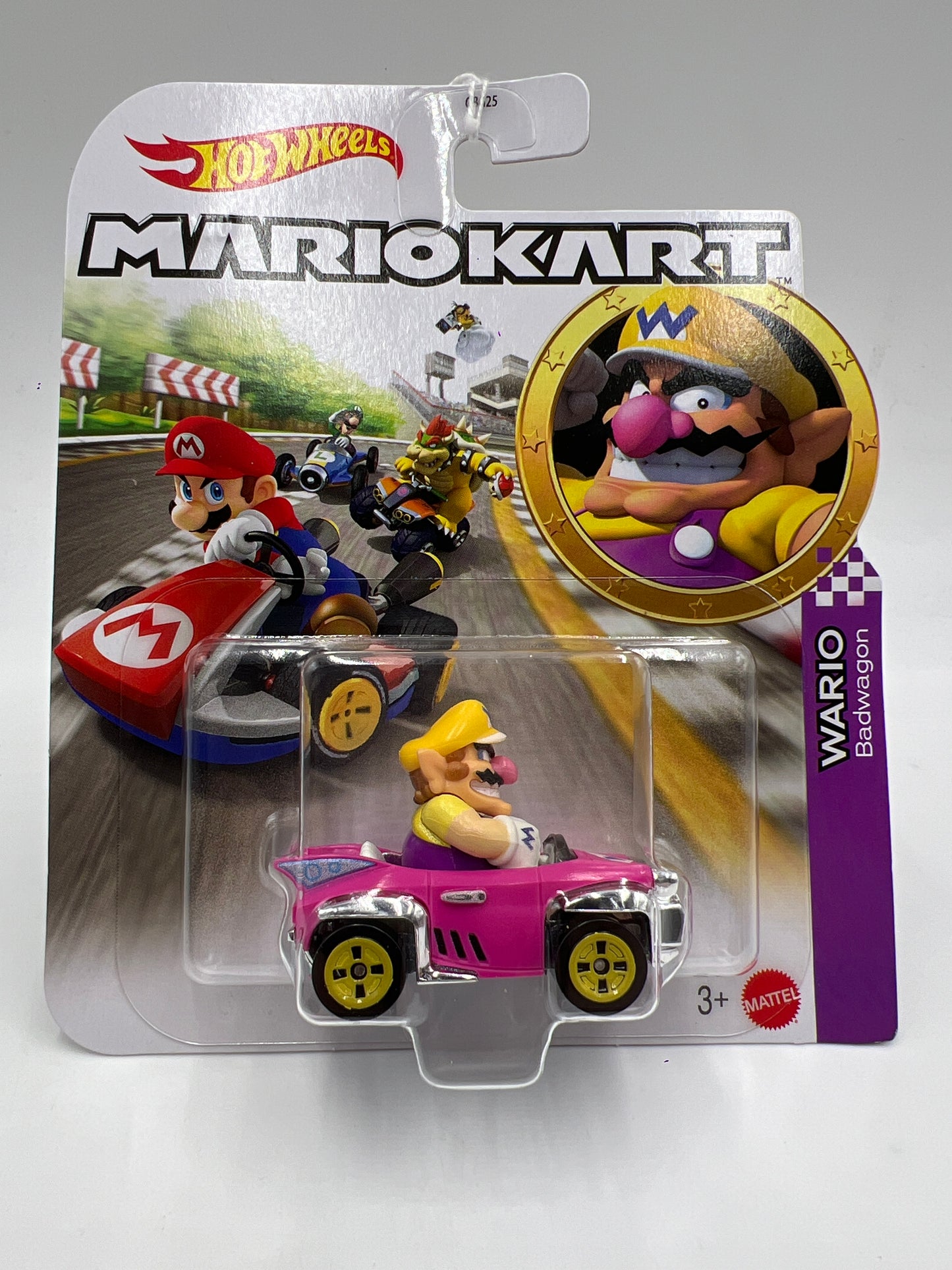 Hot Wheels Mario Kart Wario Badwagon 112A