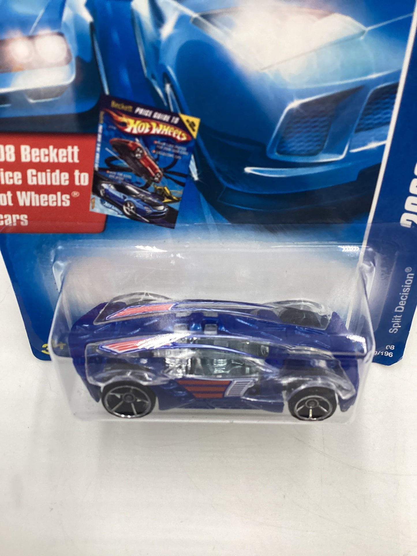 Hot Wheels Stars #59 Split Decision Blue