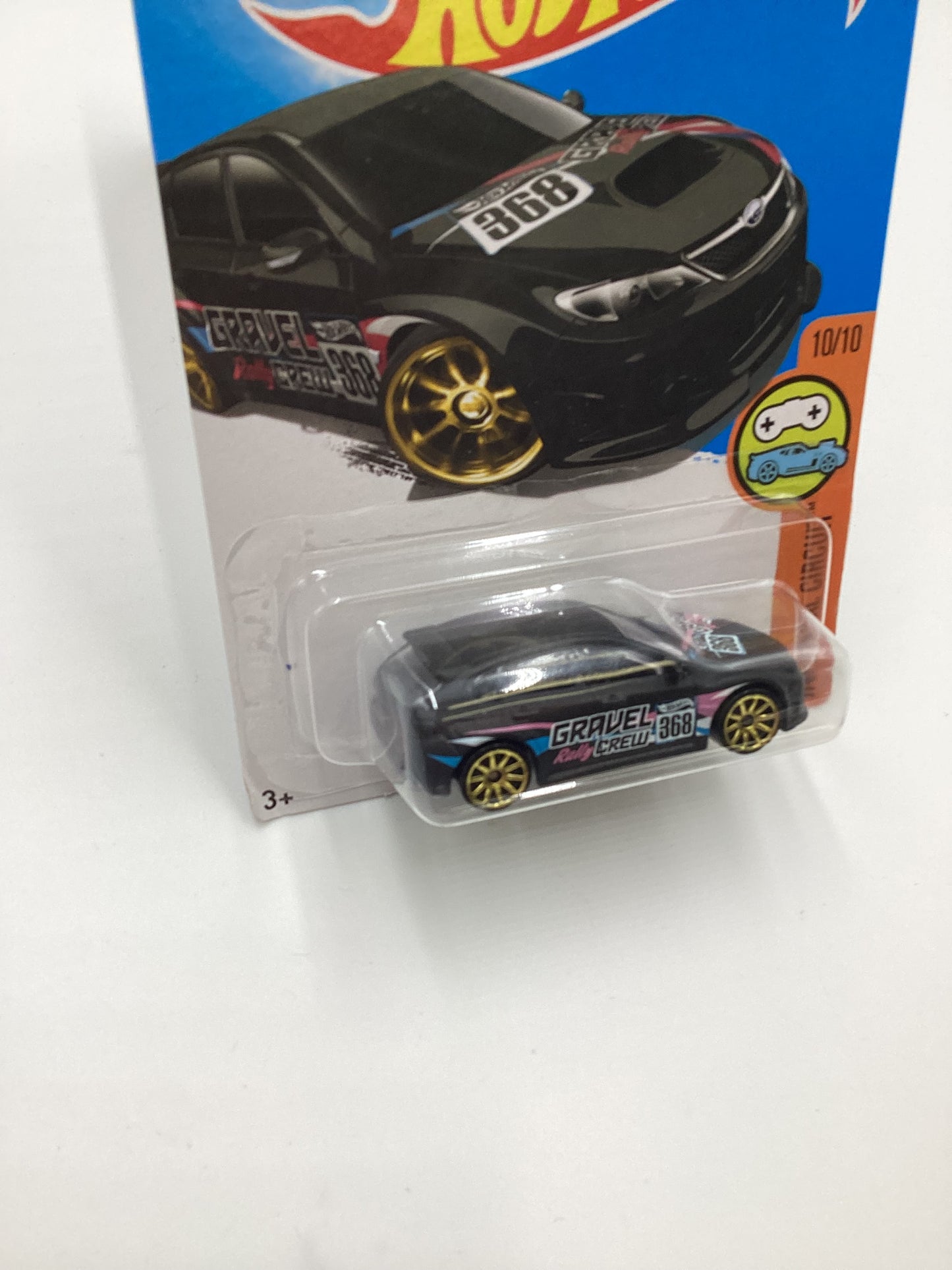 2016 Hot Wheels #30 Subaru WRX STI Matte Black Kmart exclusive 239B