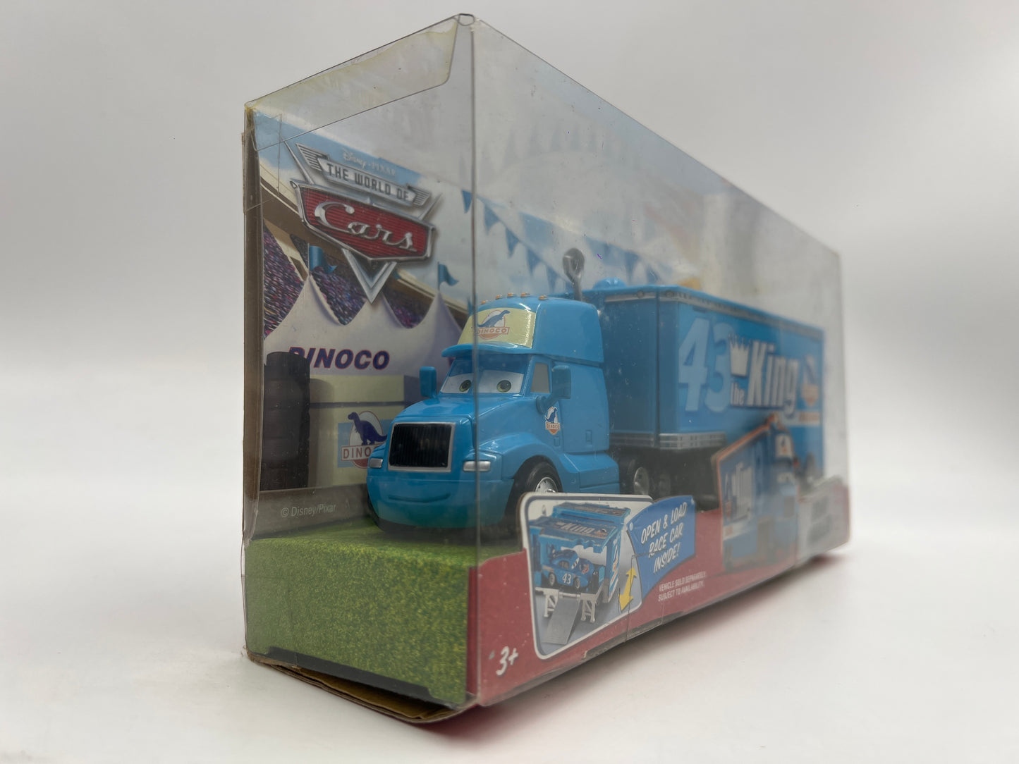 Disney Pixar The World Of Cars Hauler #3 Gray Hauler Dinoco Blue