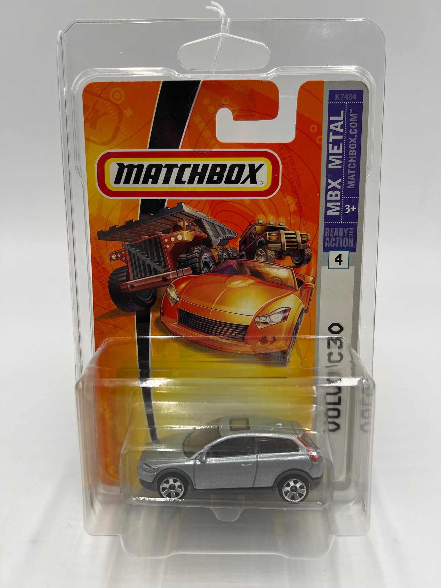 Matchbox MBX Metal #4 Volvo C30 Silver W/Protector