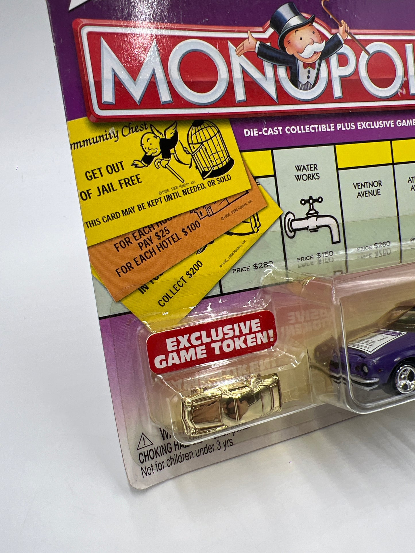 Johnny Lightning Monopoly 1977 Chevy Camaro Purple 188E