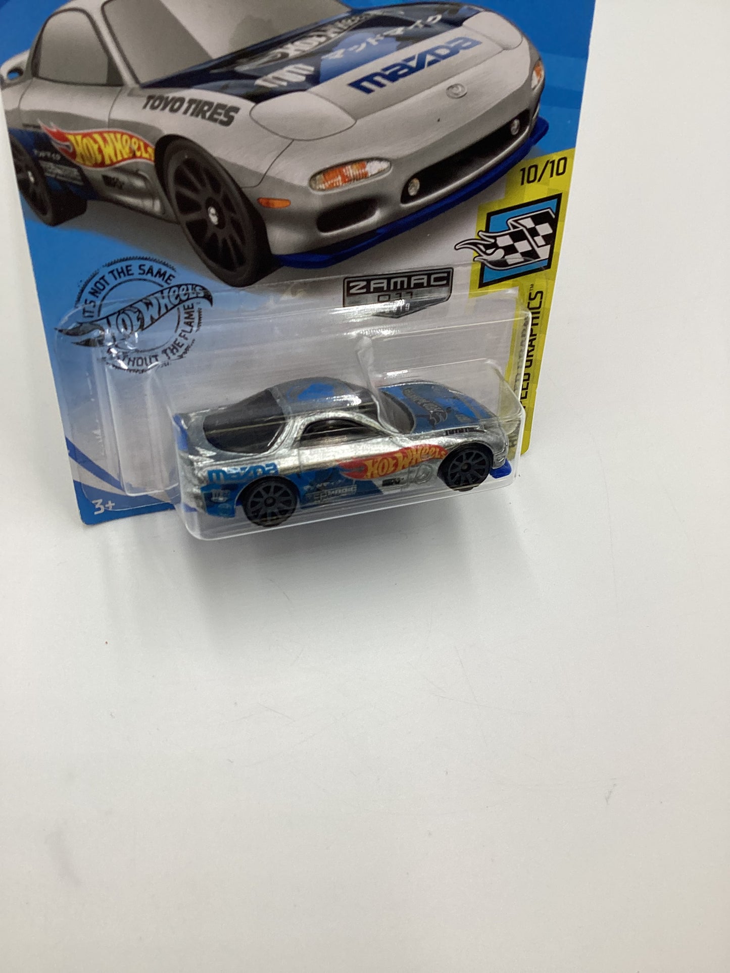 2019 Hot Wheels #27 95 Mazda RX-7 Walmart Exclusive Zamac #11 Mad Mike 143G