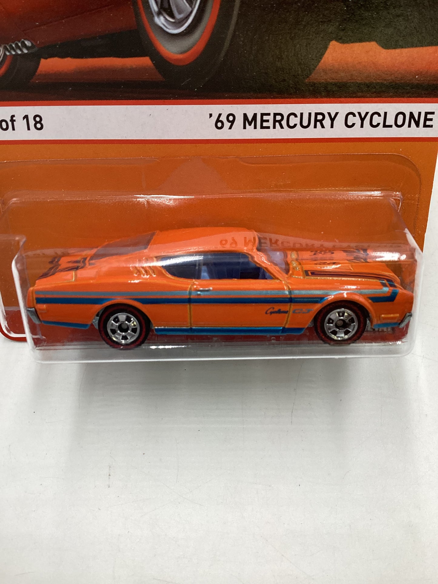 Hot wheels 2016 Redline 12/18 69 Mercury Cyclone 158D