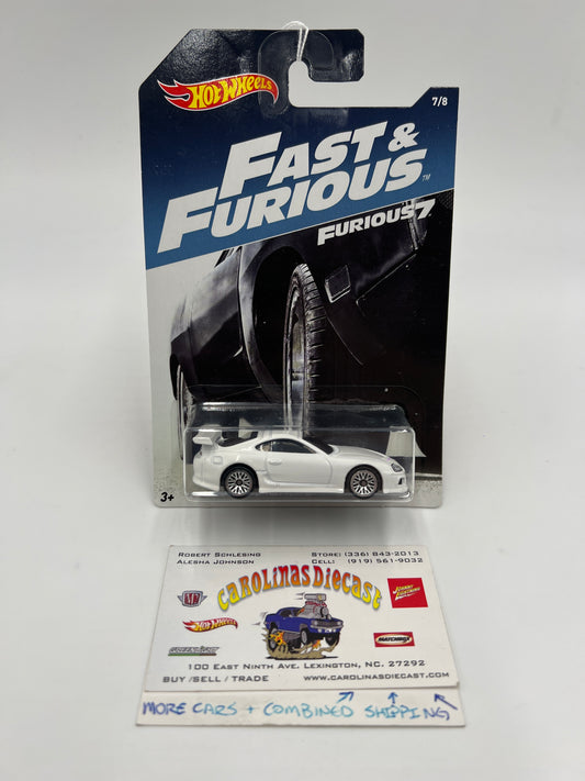 2017 Hot Wheels Fast & Furious 7 #7 94 Toyota Supra White 71A