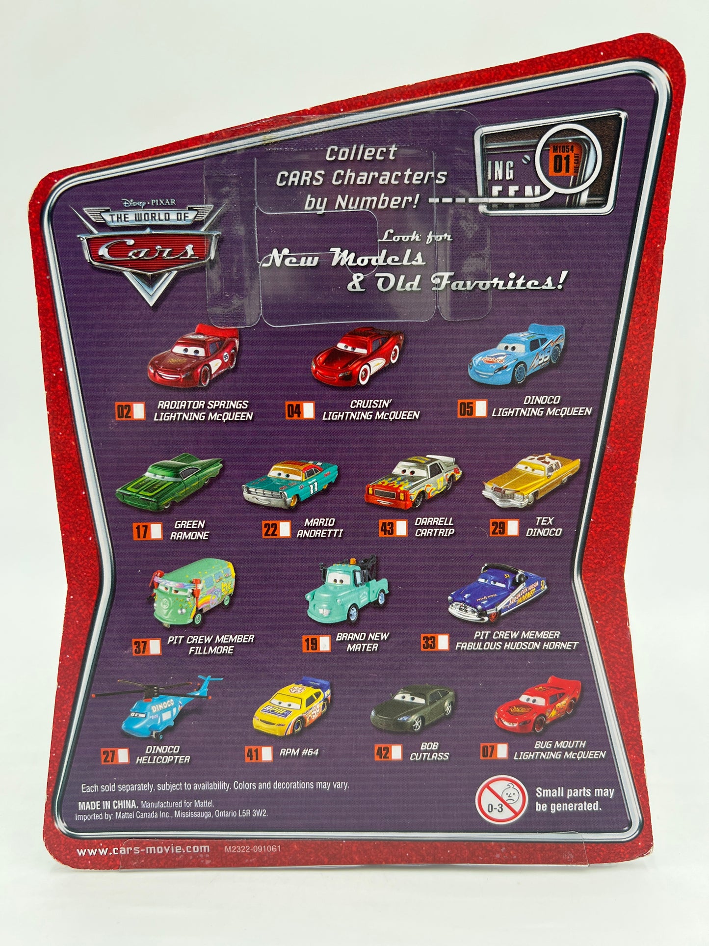 Disney Pixar The World Of Cars #37 Pit Crew Member Fillmore 137E