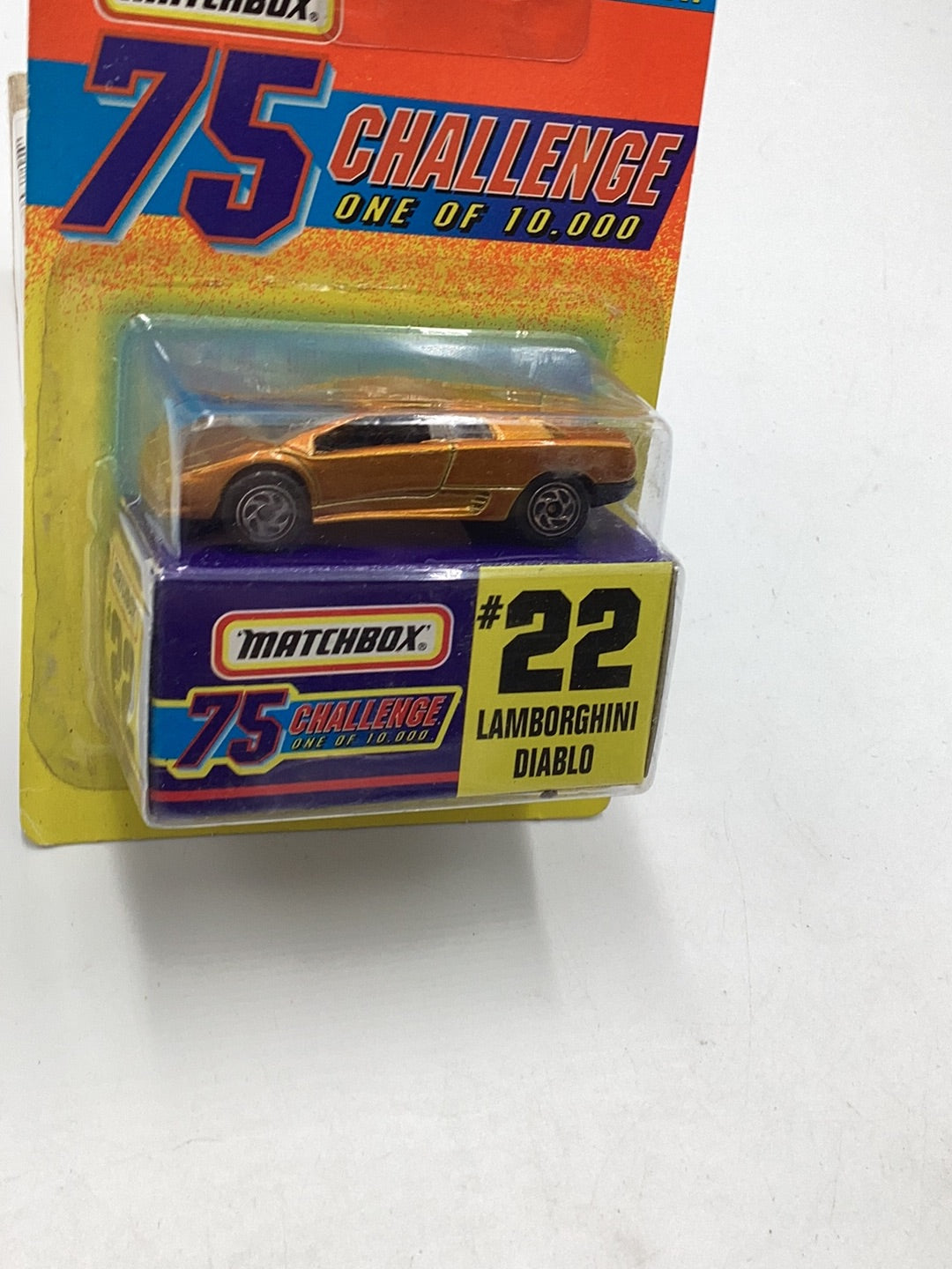 Matchbox 75 Challenge #22 Lamborghini Diablo 163H