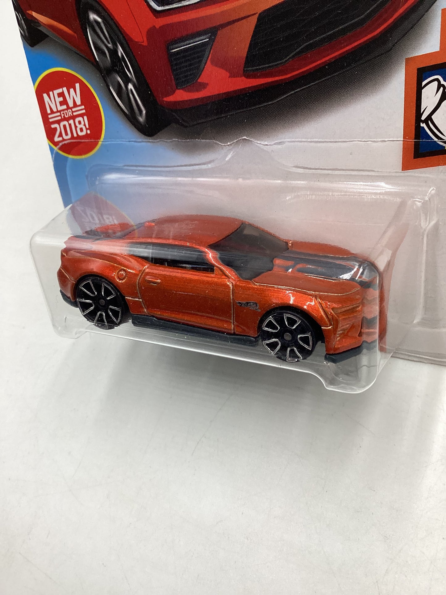 2018 Hot Wheels #050 Orange 18 Camaro SS 5E