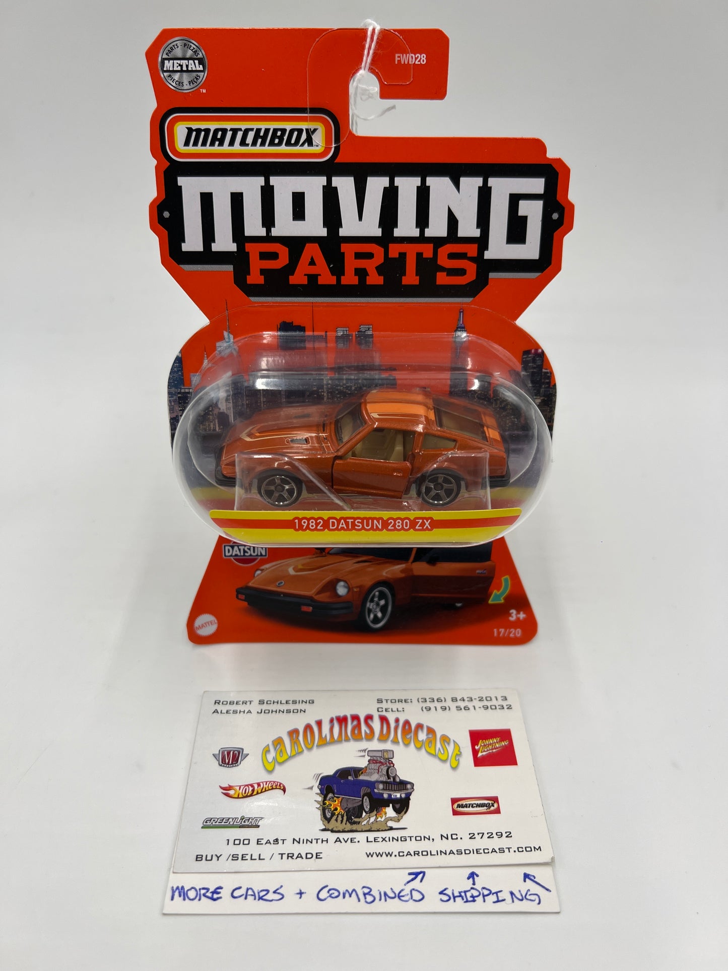 Matchbox Moving Parts #17 1982 Datsun 280 ZX Brown 164C